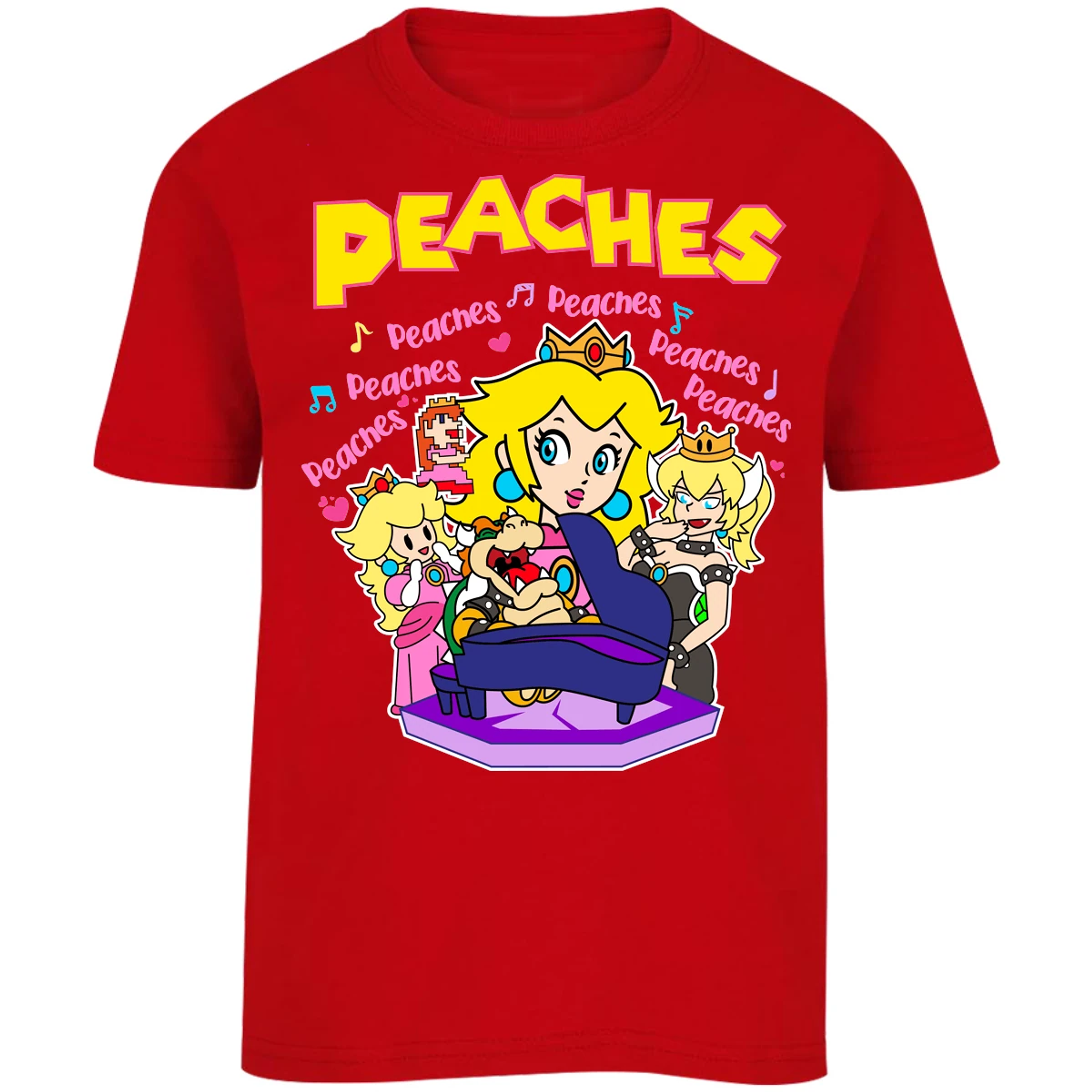 Playera Es De Series Y Peliculas Peaches Song para Niño 11