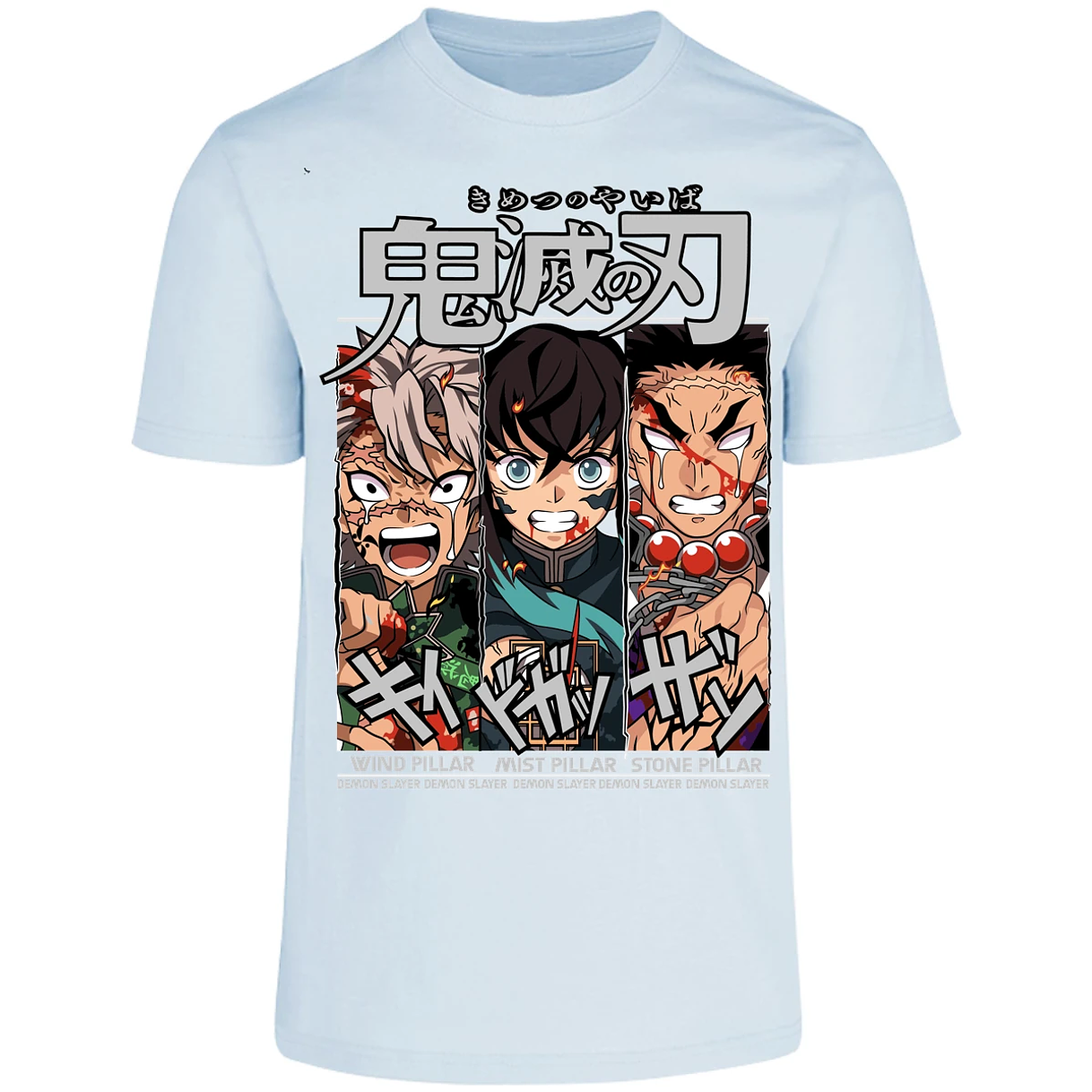 Playera Demon Slayer Sanemi Tokito Gyomei para Adulto 29