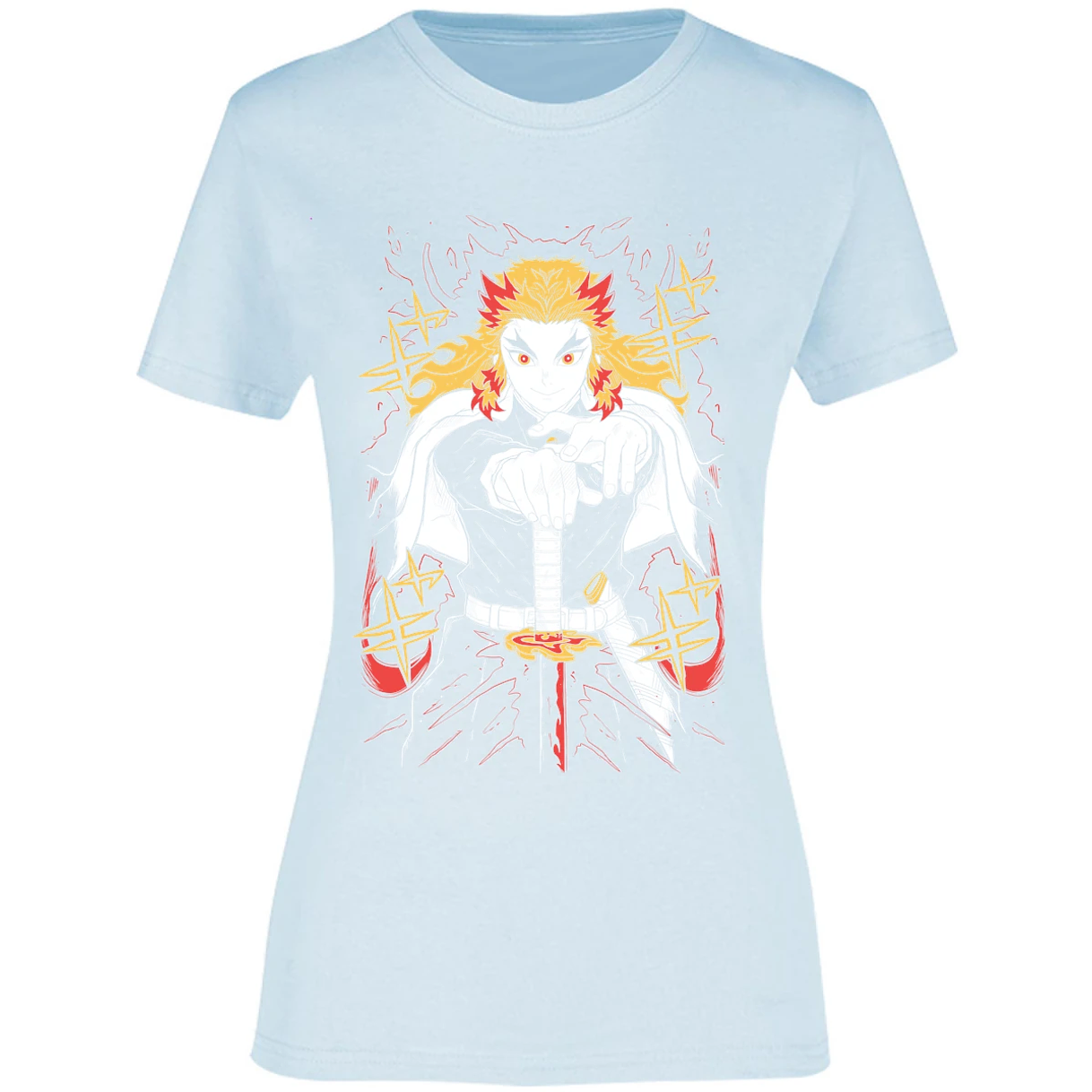Blusa Demon Slayer Rengoku Blusa para Mujer 2