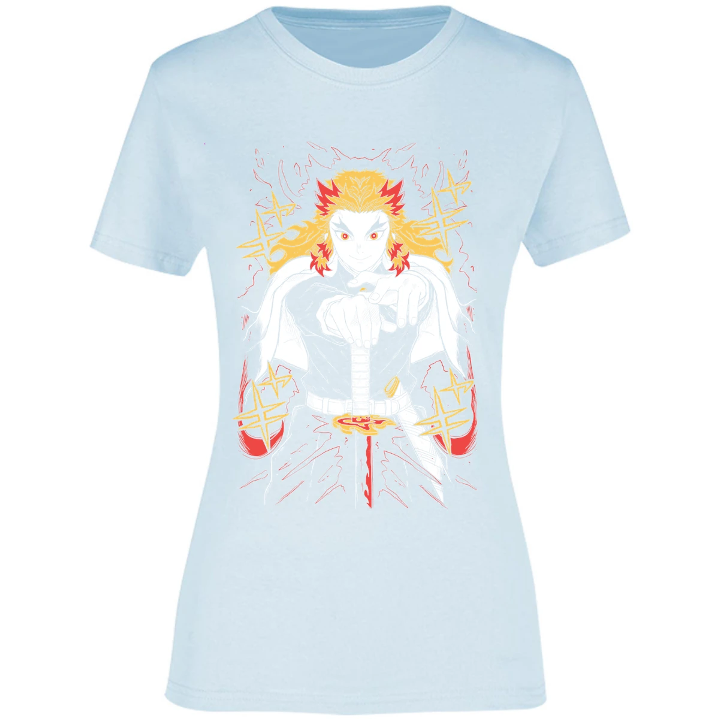 Blusa Demon Slayer Rengoku Blusa para Mujer 2