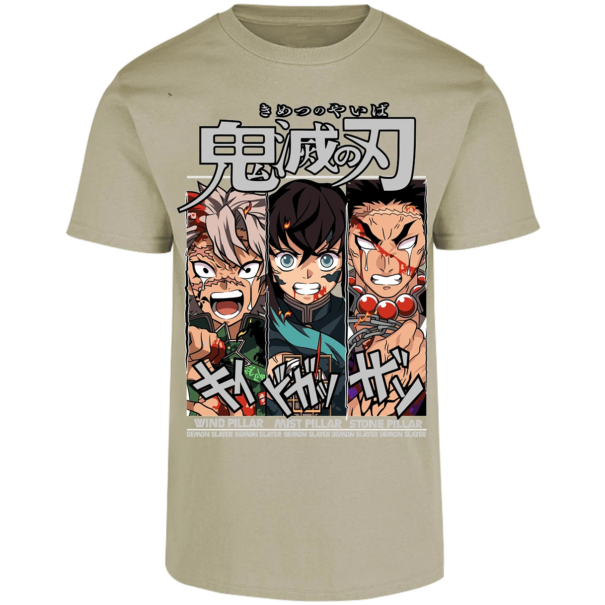 Playera Demon Slayer Sanemi Tokito Gyomei para Adulto 30