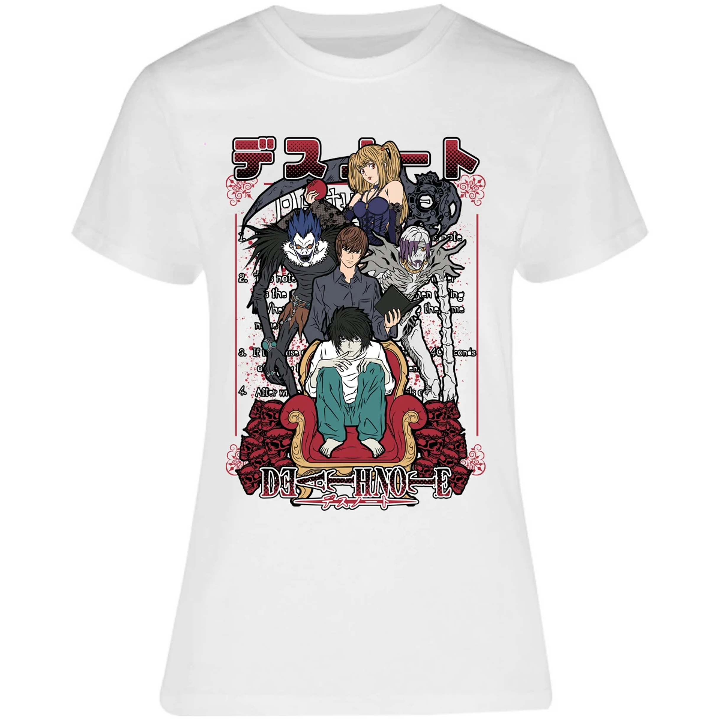 Blusa Dragon Ball Death Note Anime Blusa para Mujer 15