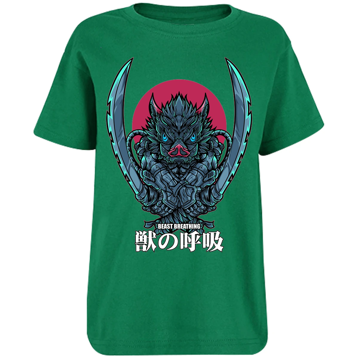 Playera Demon Slayer Inosuke Art Anime para Niño 16