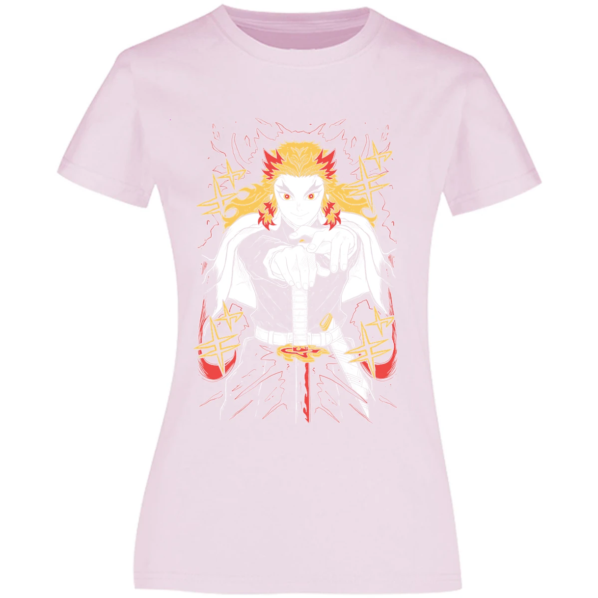 Blusa Demon Slayer Rengoku Blusa para Mujer 17