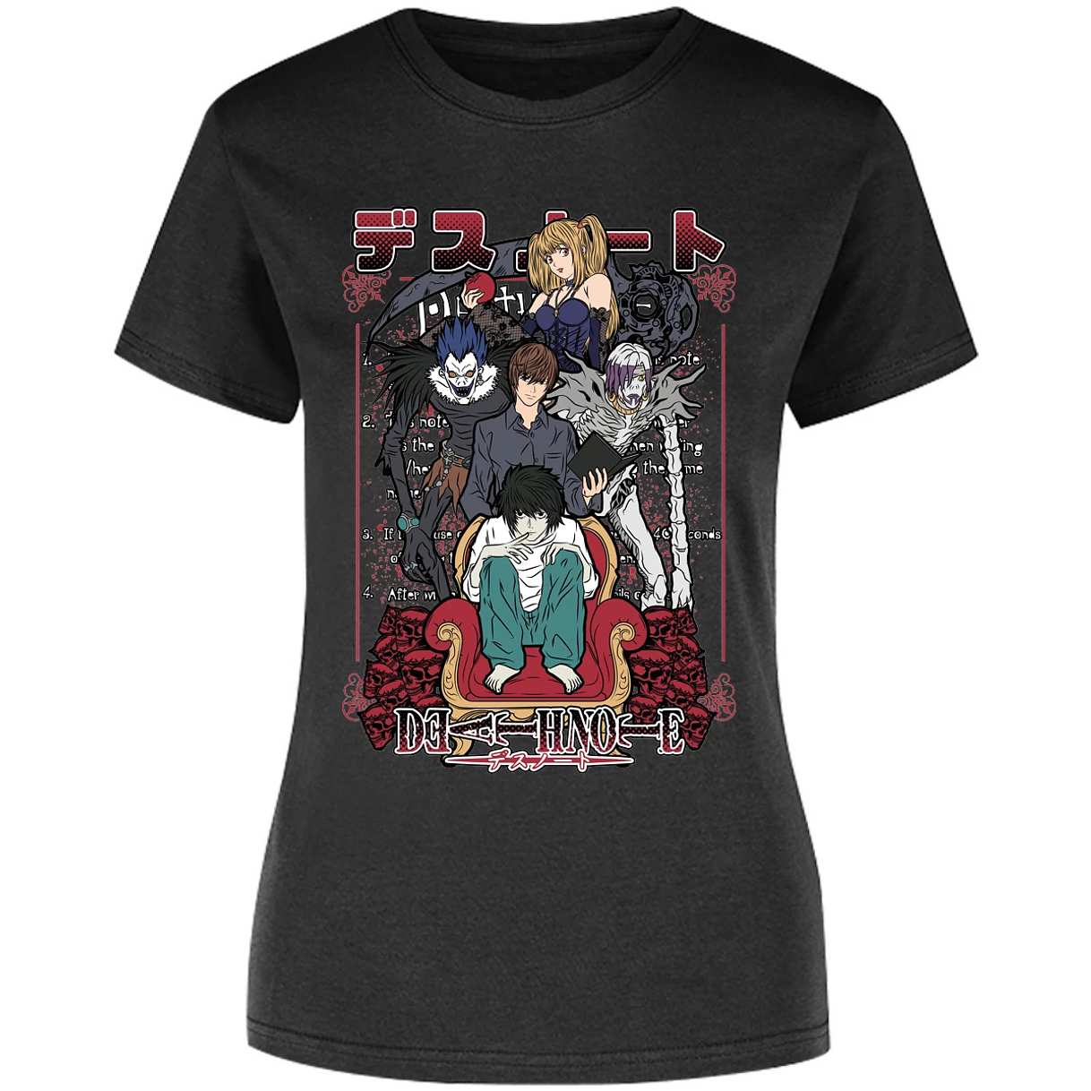 Blusa Dragon Ball Death Note Anime Blusa para Mujer 9