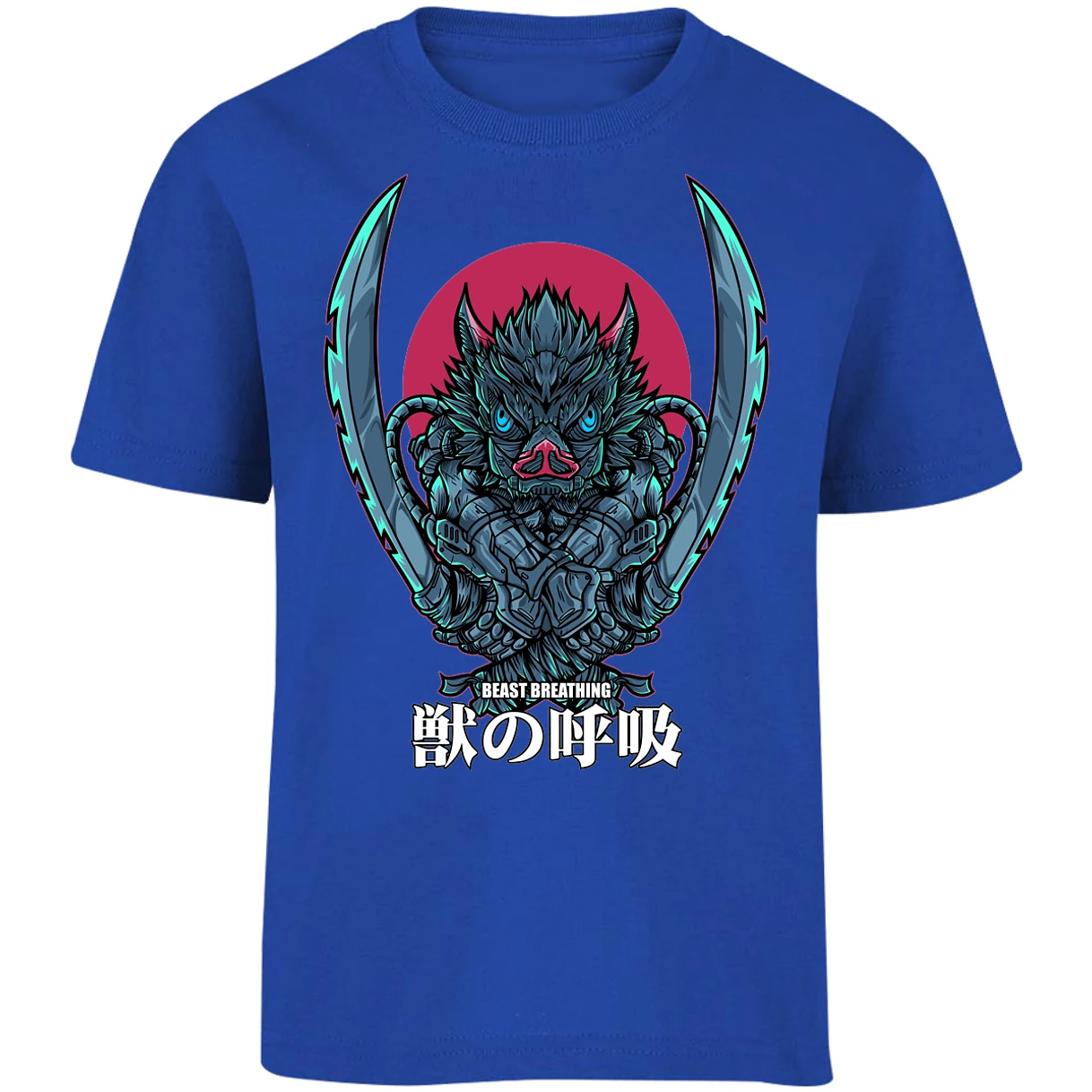 Playera Demon Slayer Inosuke Art Anime para Niño 14