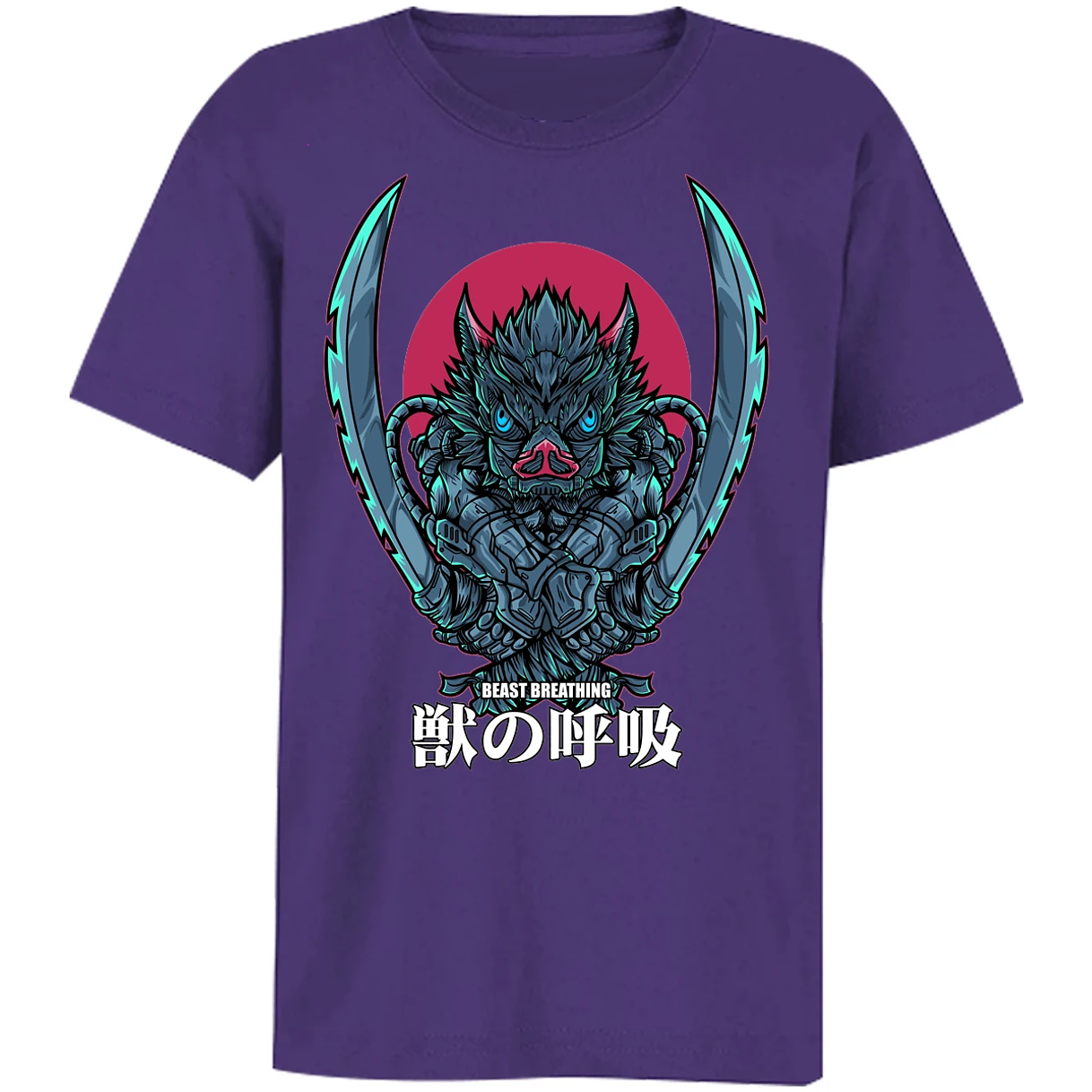 Playera Demon Slayer Inosuke Art Anime para Niño 7