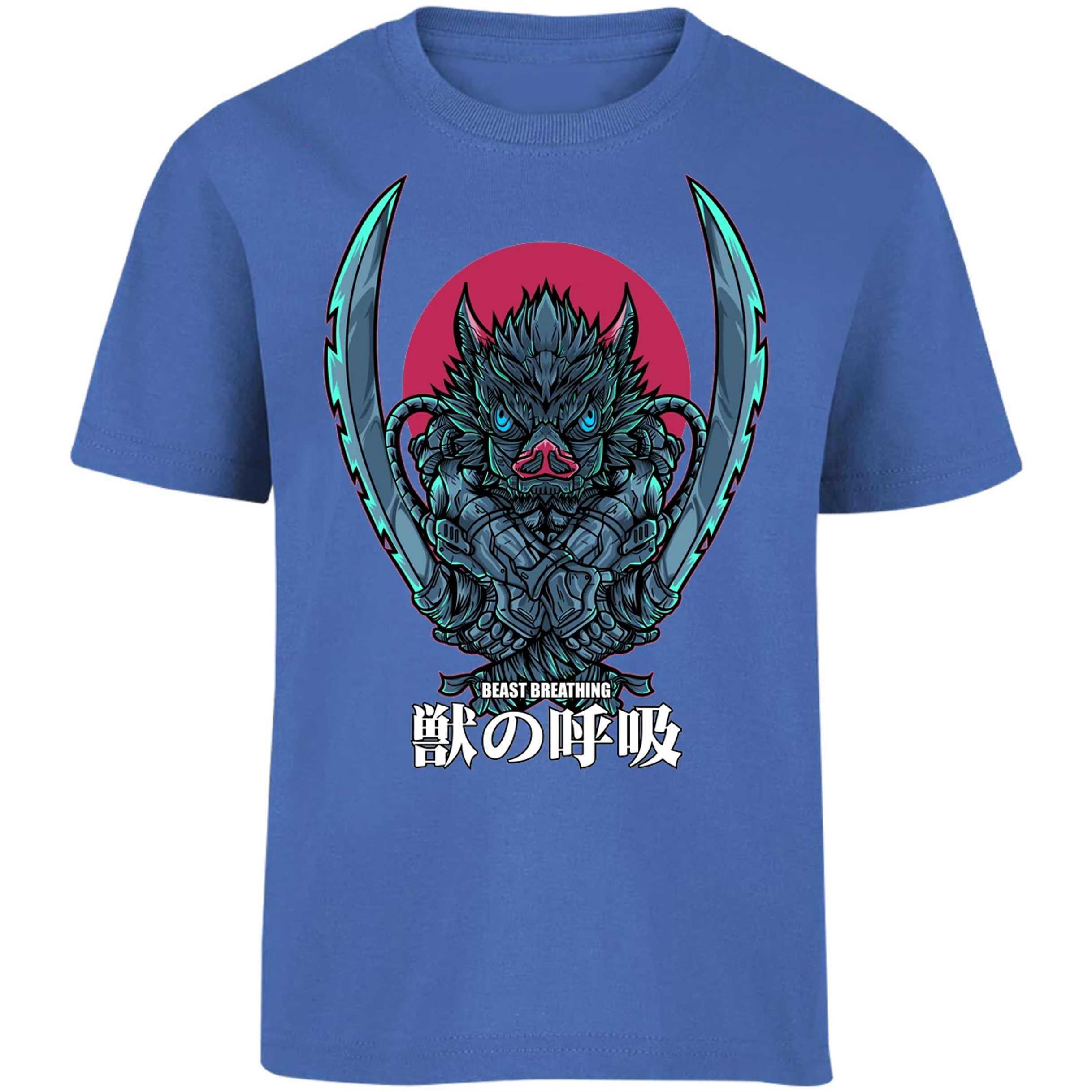 Playera Demon Slayer Inosuke Art Anime para Niño 12