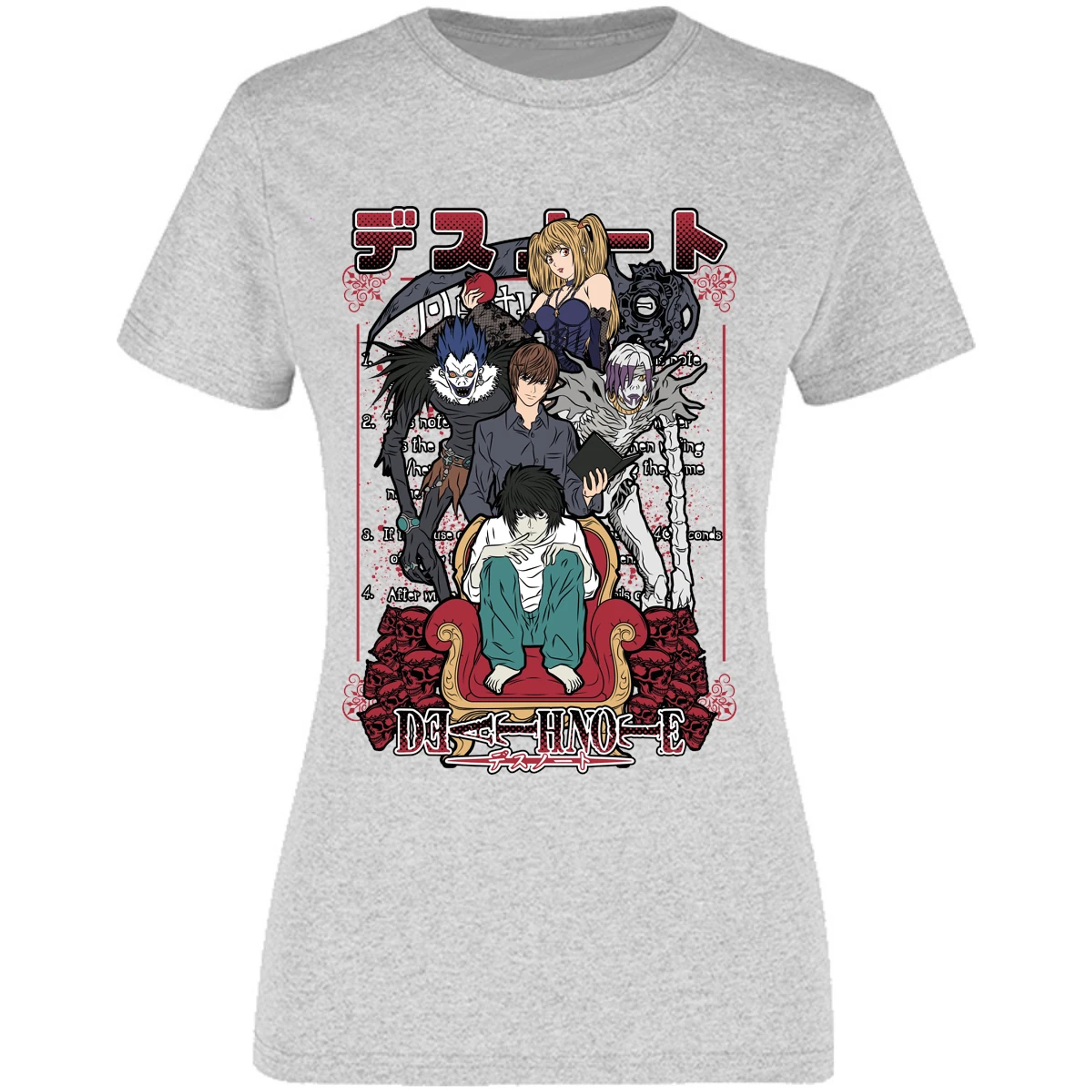 Blusa Dragon Ball Death Note Anime Blusa para Mujer 10