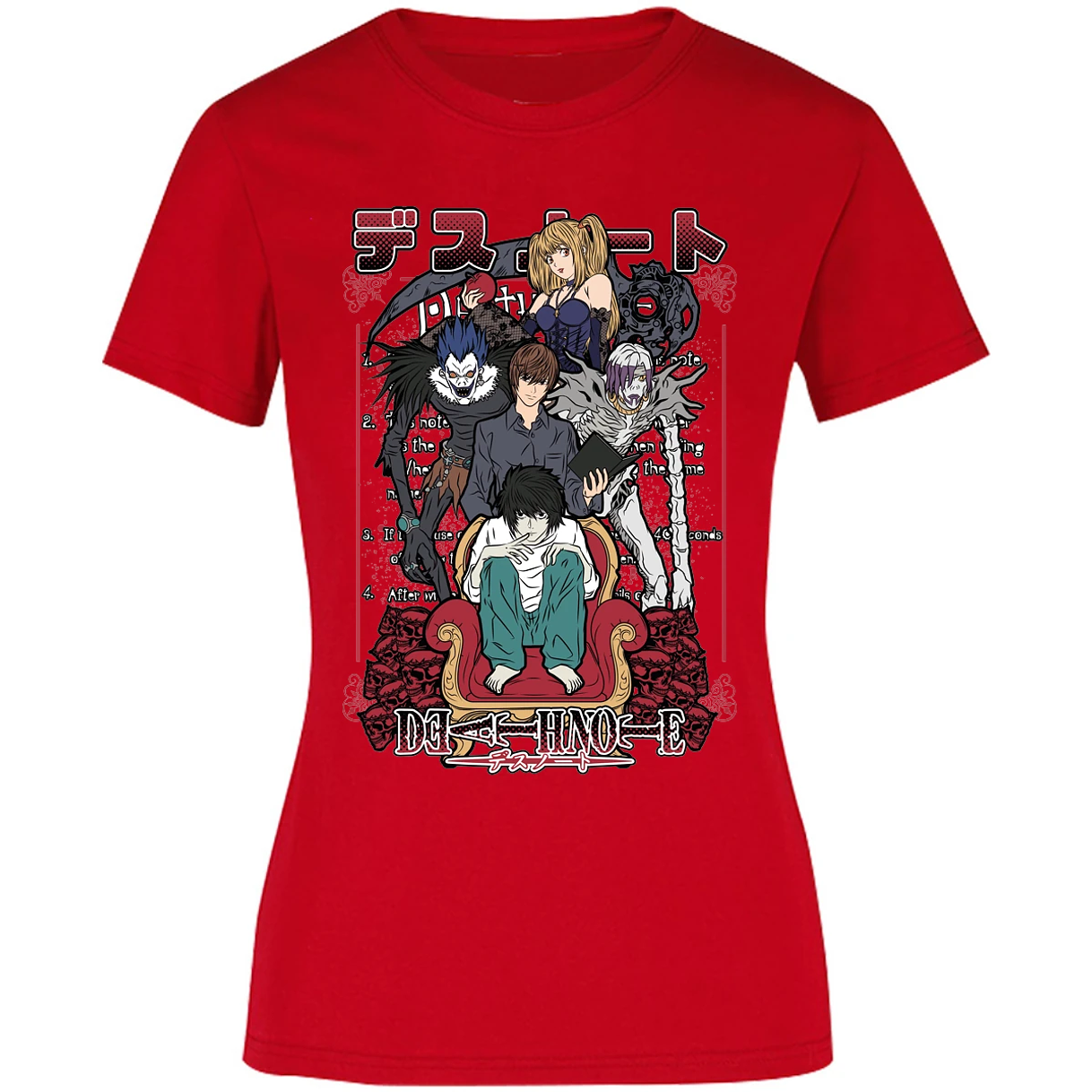 Blusa Dragon Ball Death Note Anime Blusa para Mujer 16