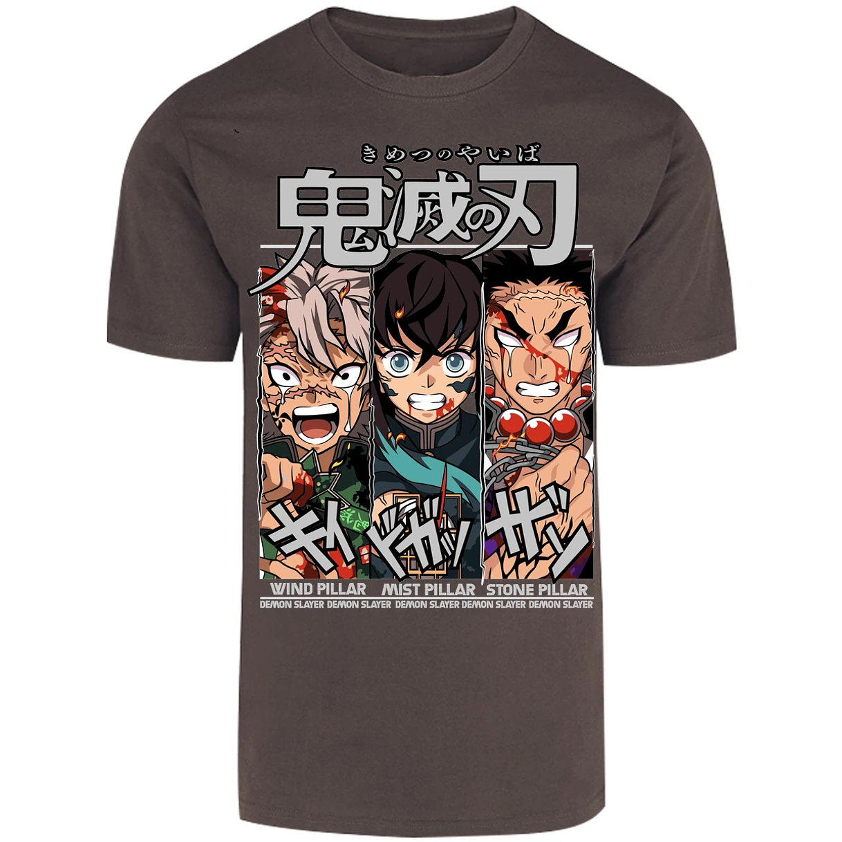 Playera Demon Slayer Sanemi Tokito Gyomei para Adulto 28
