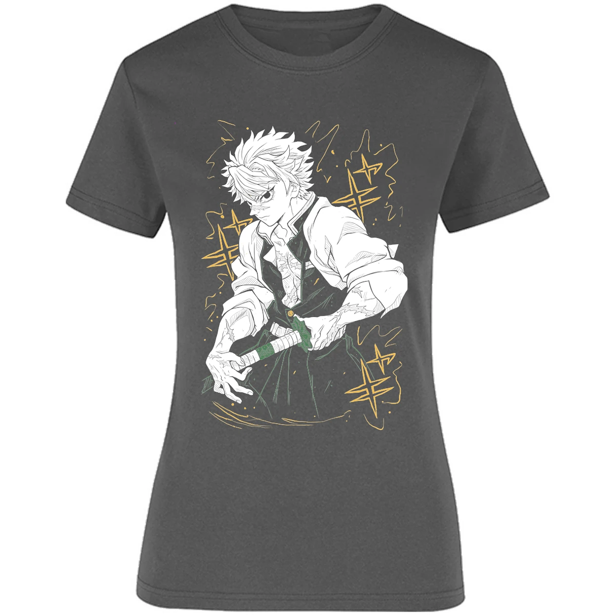 Blusa Demon Slayer Sanemi Kny Blusa para Mujer 10