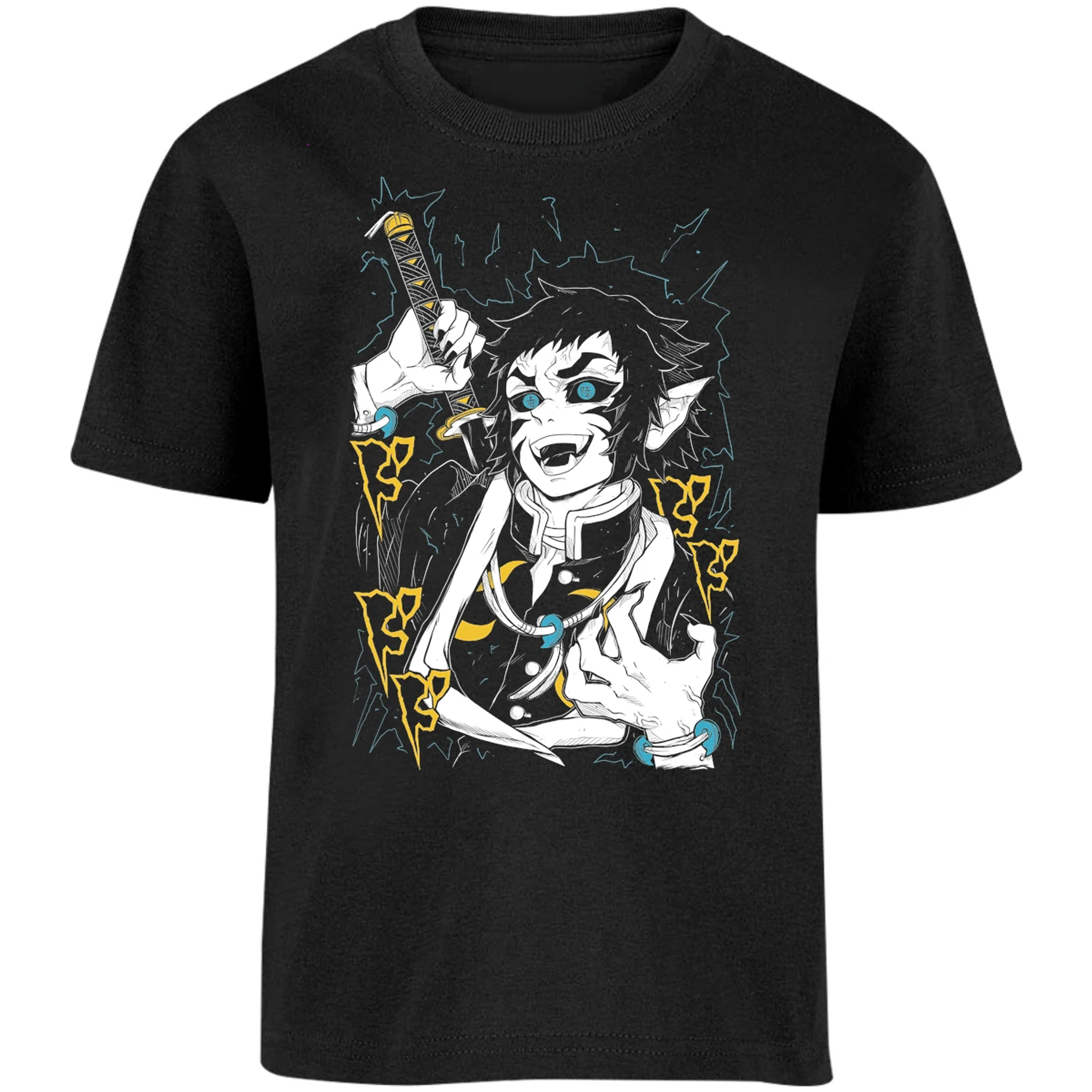 Playera Demon Slayer Kaigaku para Niño 5