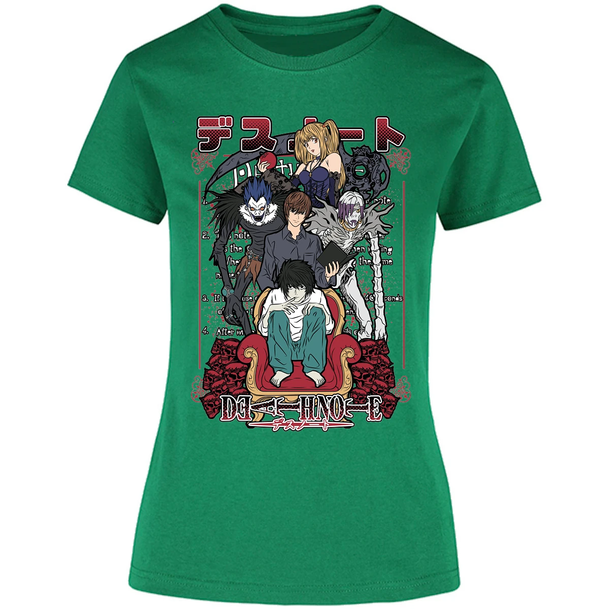 Blusa Dragon Ball Death Note Anime Blusa para Mujer 6