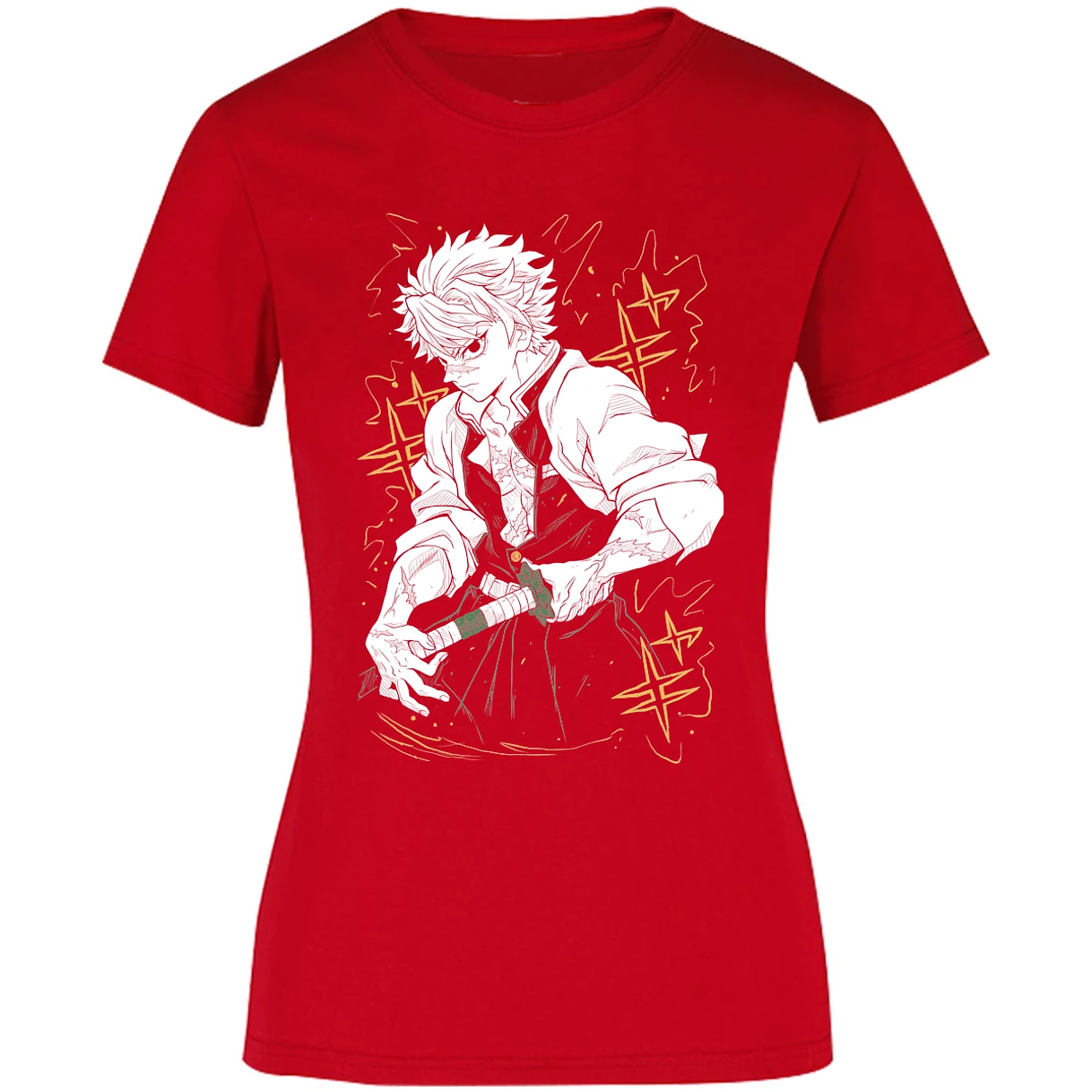 Blusa Demon Slayer Sanemi Kny Blusa para Mujer 3