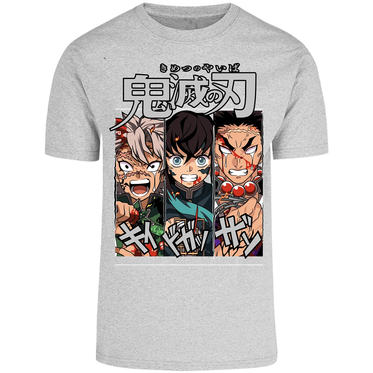 Playera Demon Slayer Sanemi Tokito Gyomei para Adulto 14