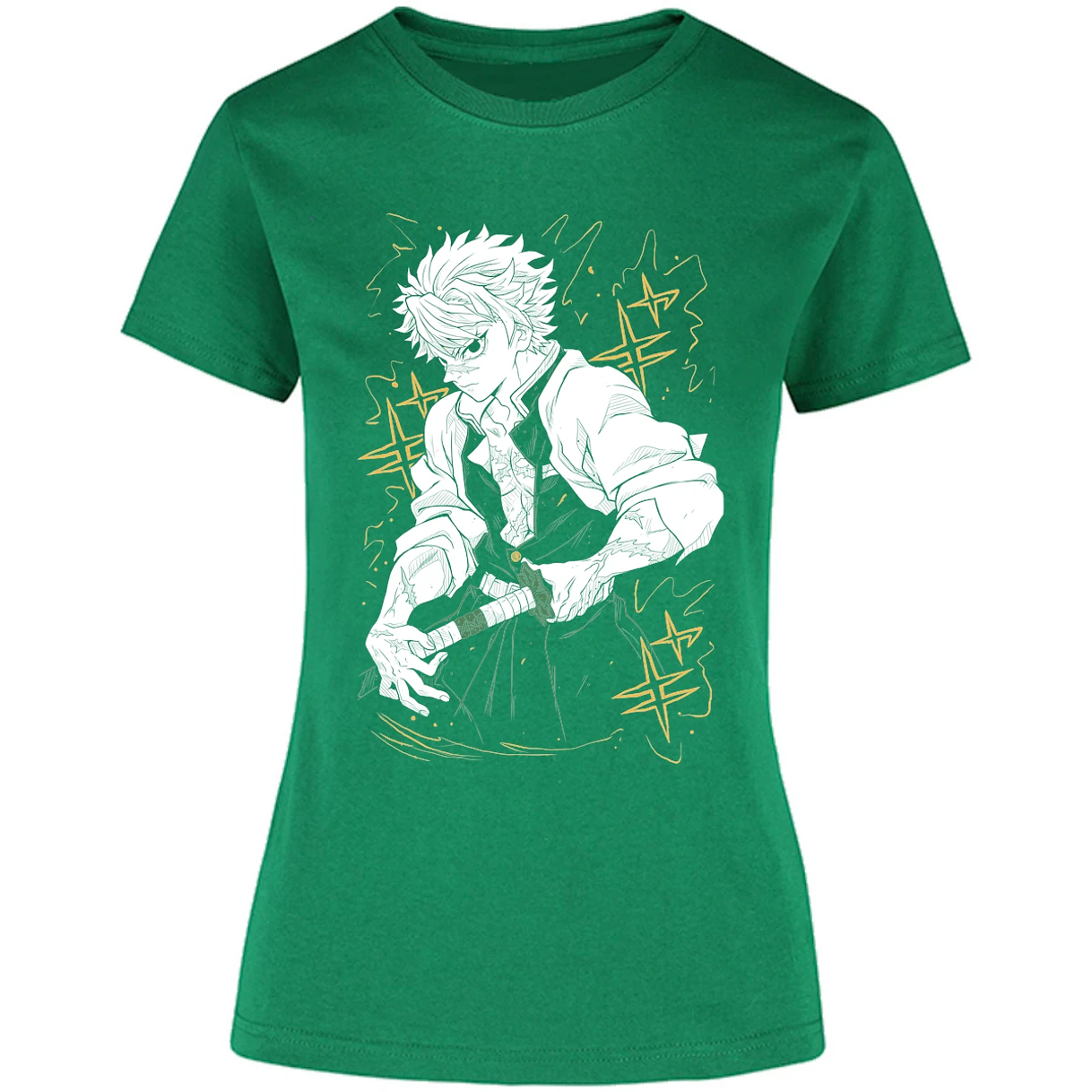 Blusa Demon Slayer Sanemi Kny Blusa para Mujer 4