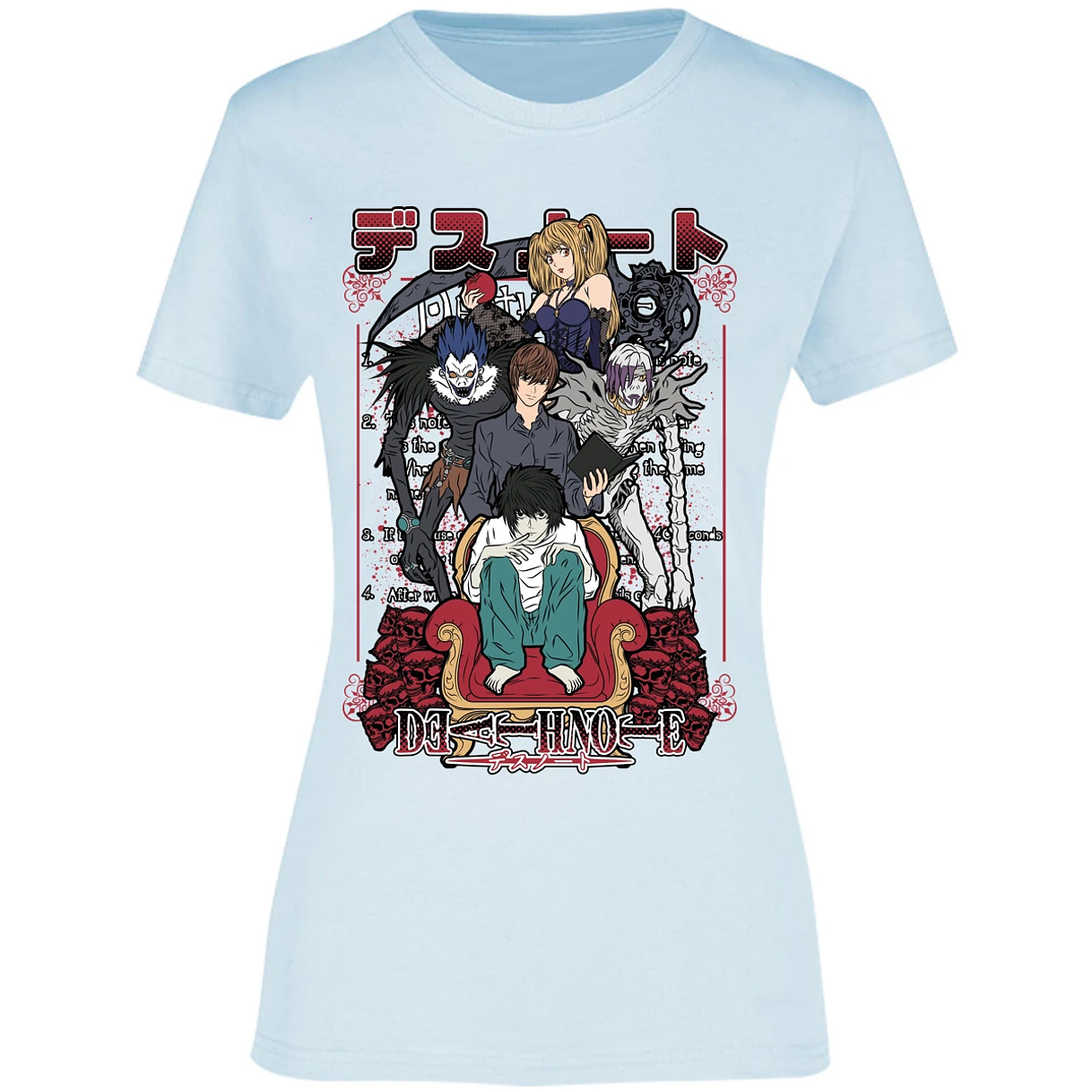 Blusa Dragon Ball Death Note Anime Blusa para Mujer 8