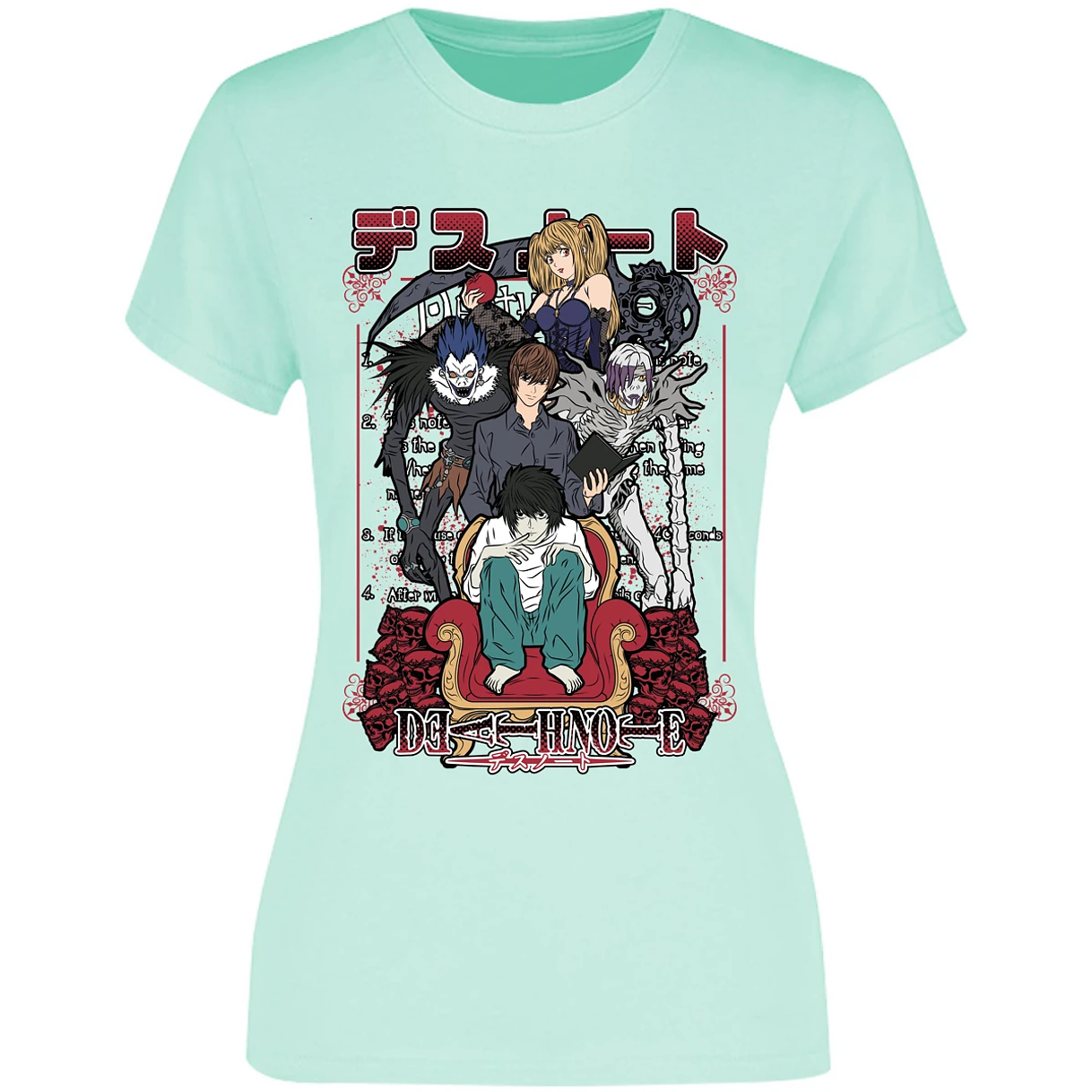 Blusa Dragon Ball Death Note Anime Blusa para Mujer 12