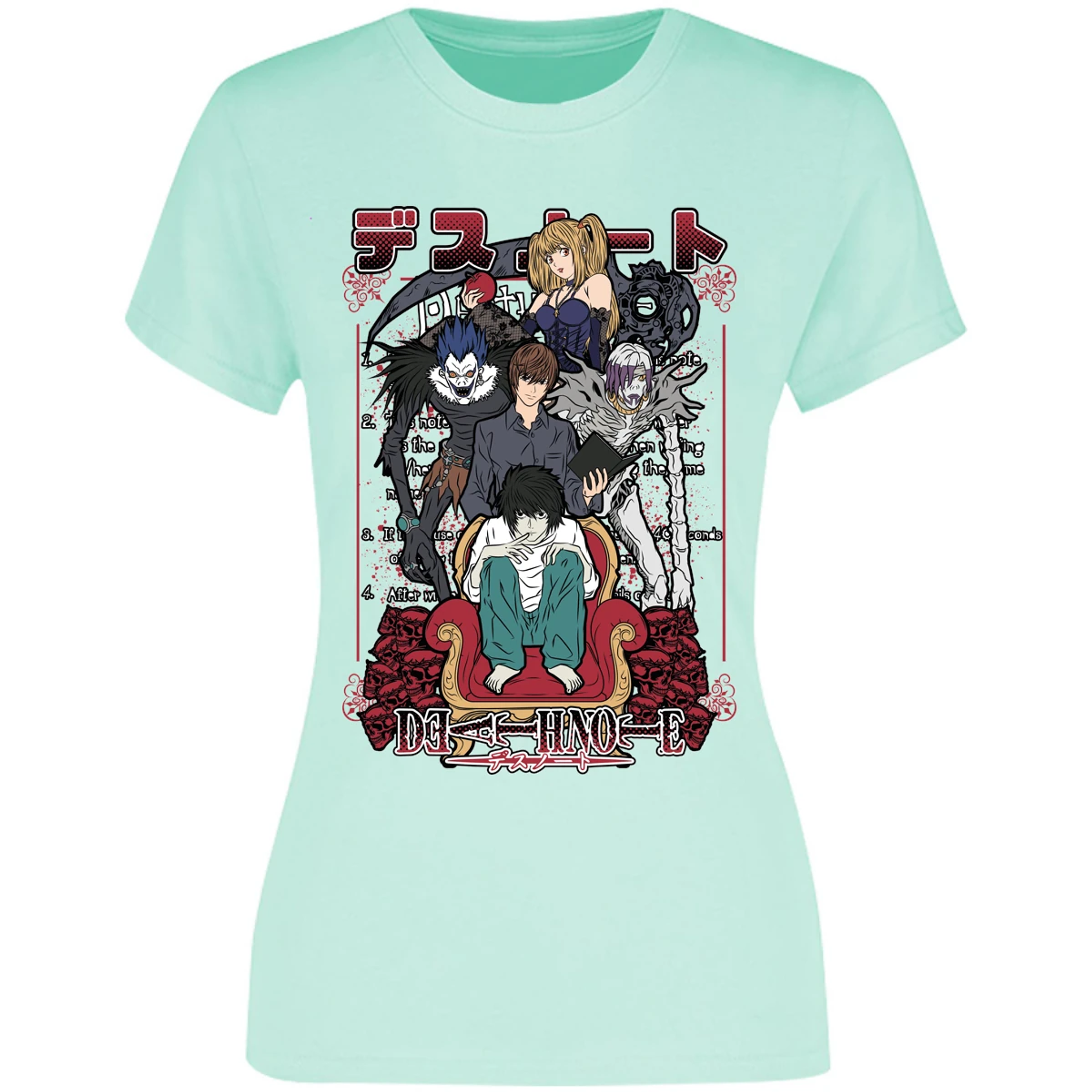 Blusa Dragon Ball Death Note Anime Blusa para Mujer 12