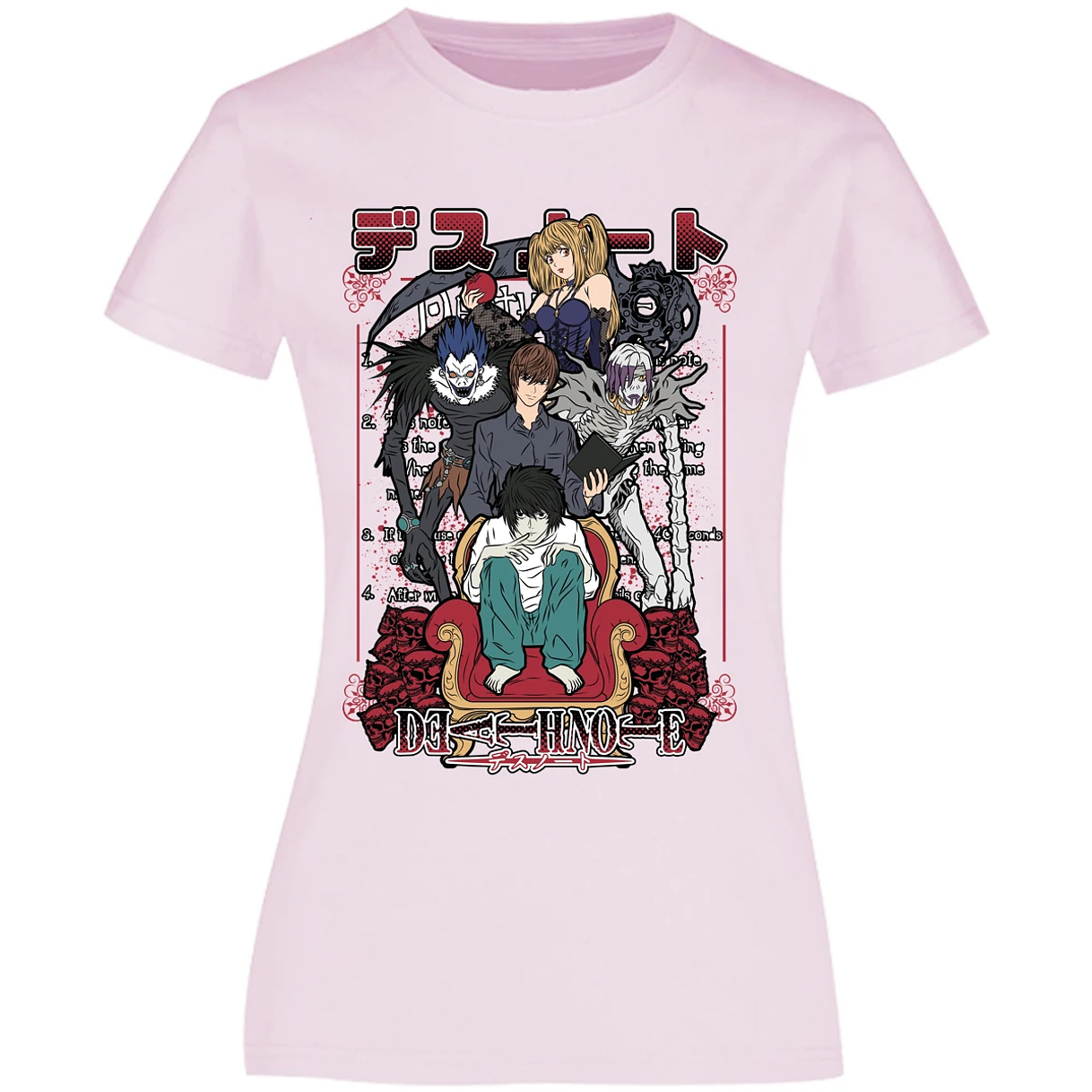 Blusa Dragon Ball Death Note Anime Blusa para Mujer 4
