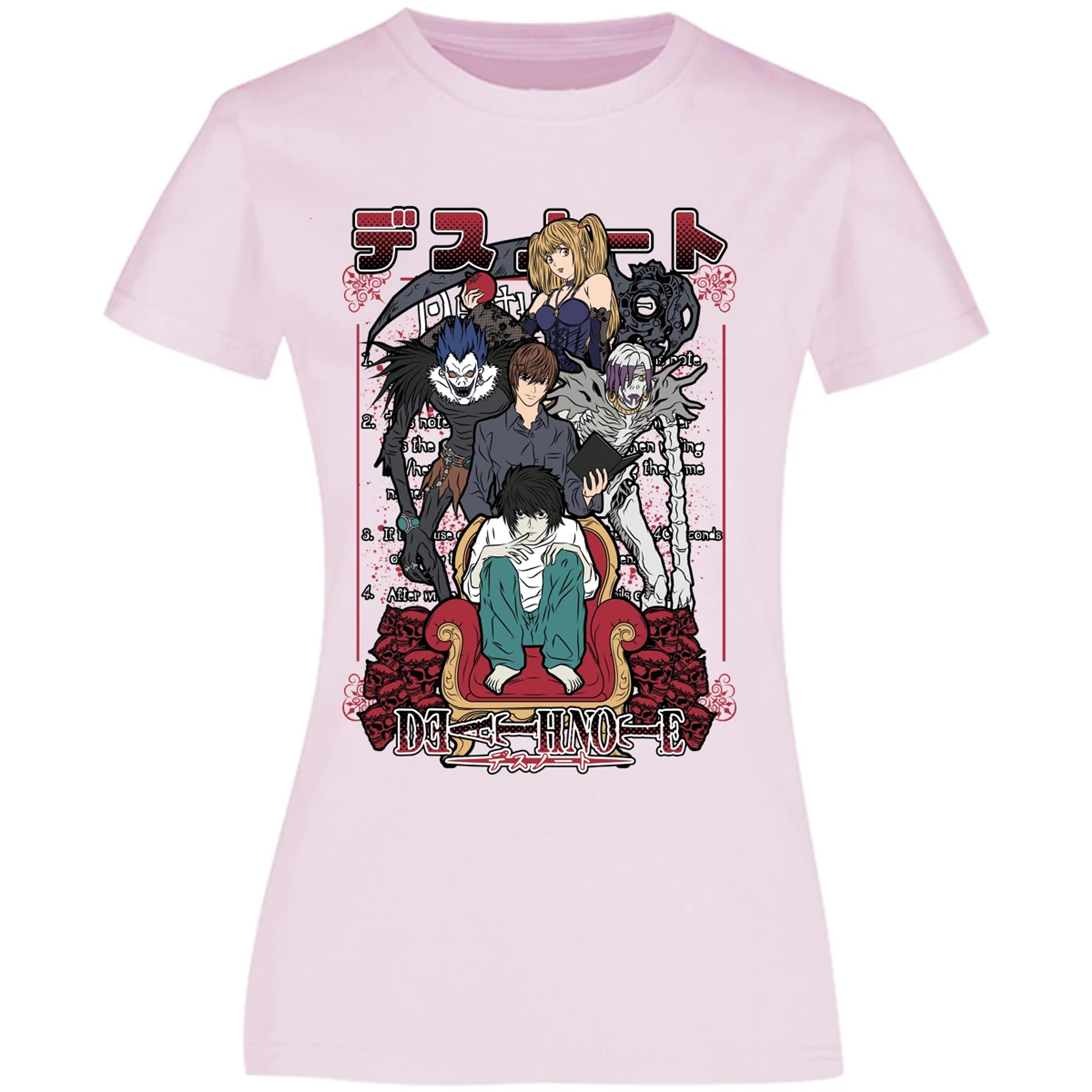 Blusa Dragon Ball Death Note Anime Blusa para Mujer 4
