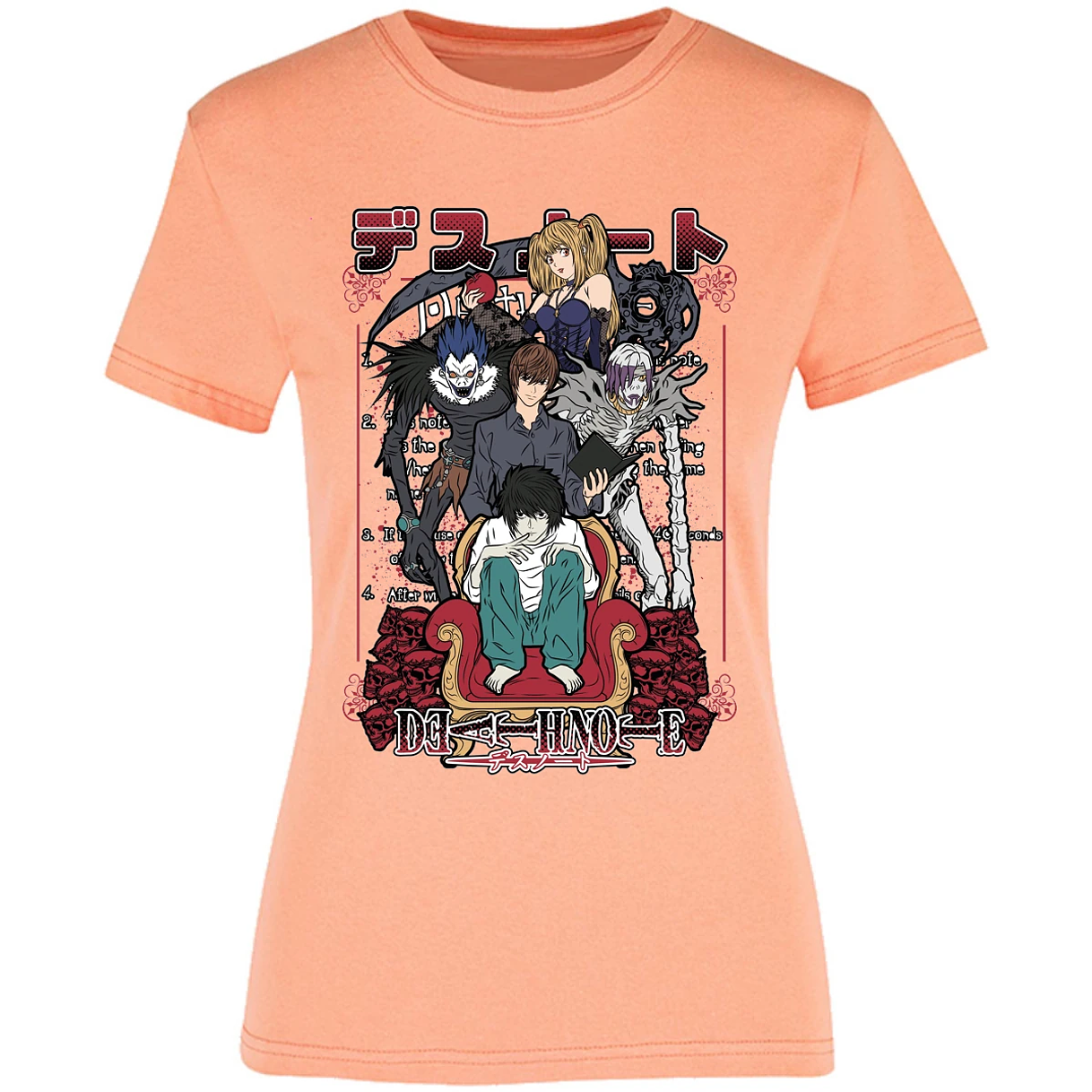 Blusa Dragon Ball Death Note Anime Blusa para Mujer 18