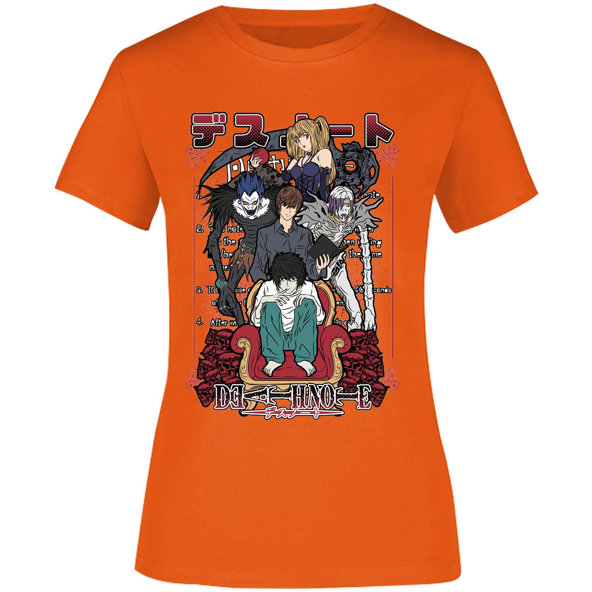 Blusa Dragon Ball Death Note Anime Blusa para Mujer 17