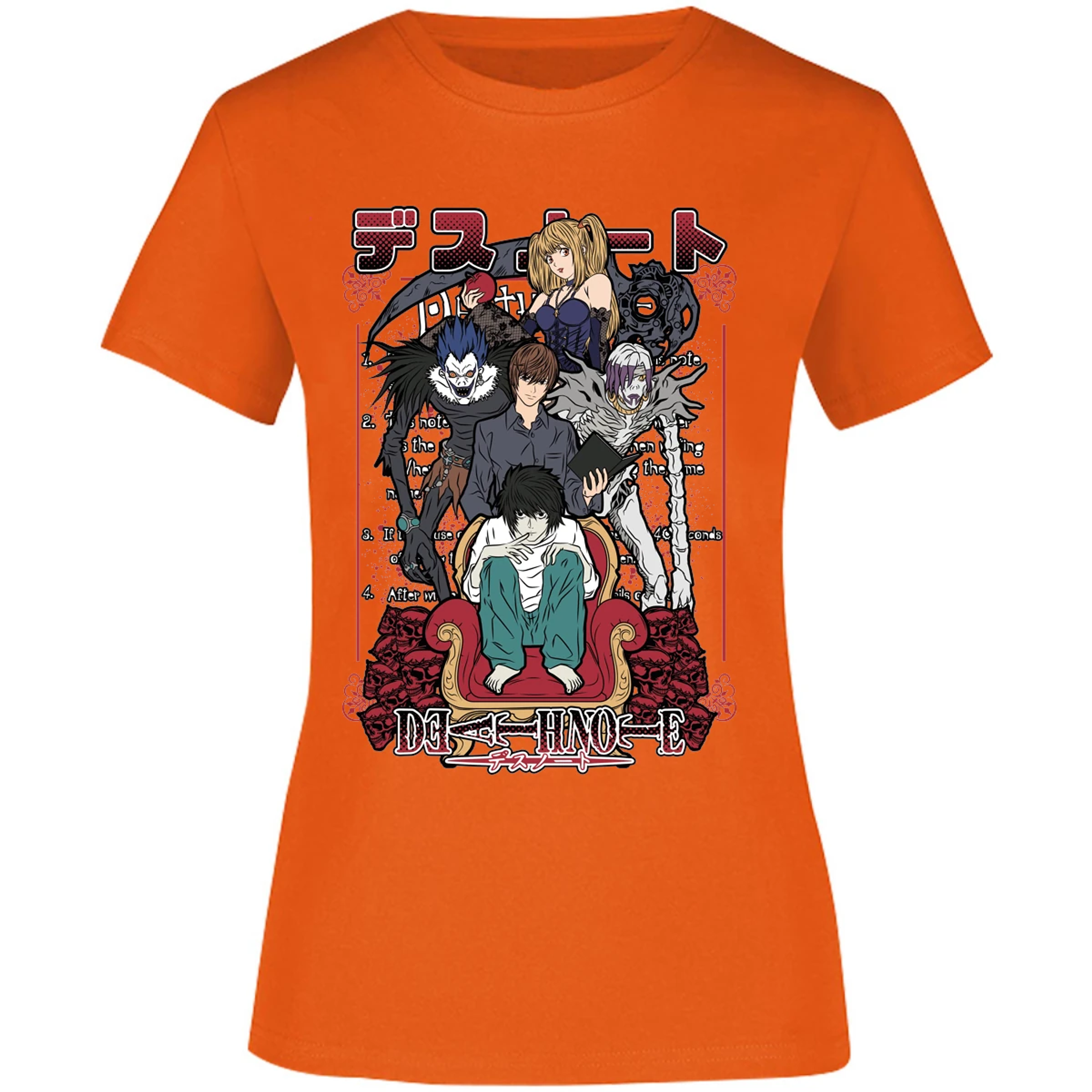 Blusa Dragon Ball Death Note Anime Blusa para Mujer 17