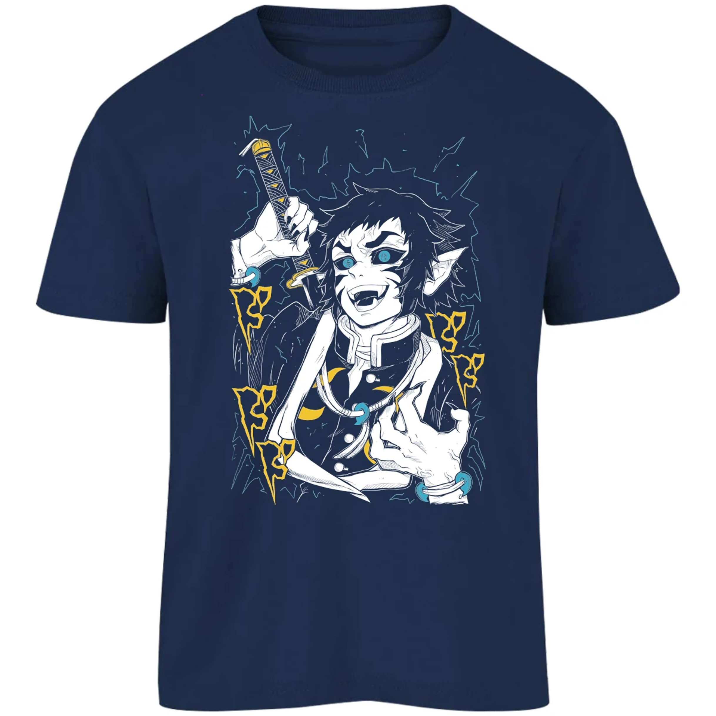 Playera Demon Slayer Kaigaku para Niño 6