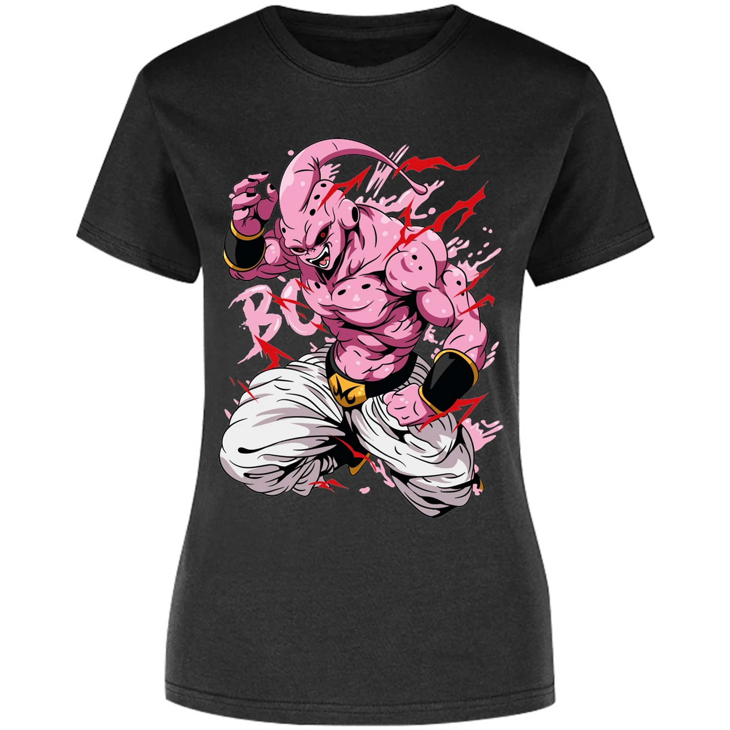 Blusa Dragon Ball Diseo Majin Boo Blusa para Mujer 15