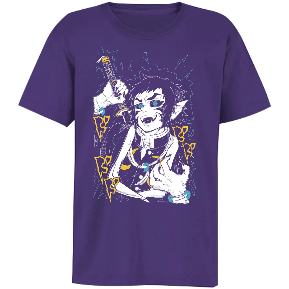 Playera Demon Slayer Kaigaku para Niño 1