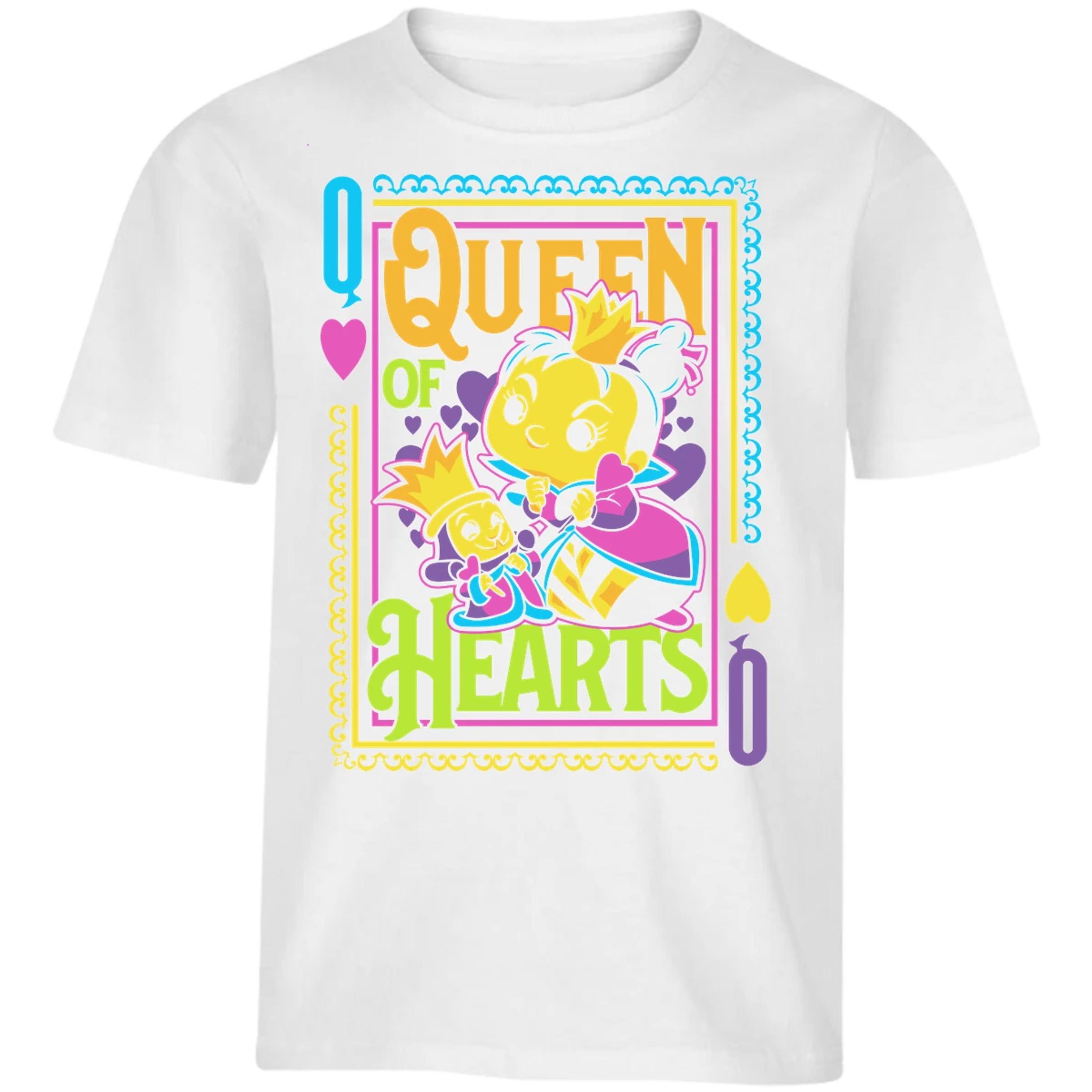 Playera Es De Series Y Peliculas Queen Hearts Funko para Niño 10