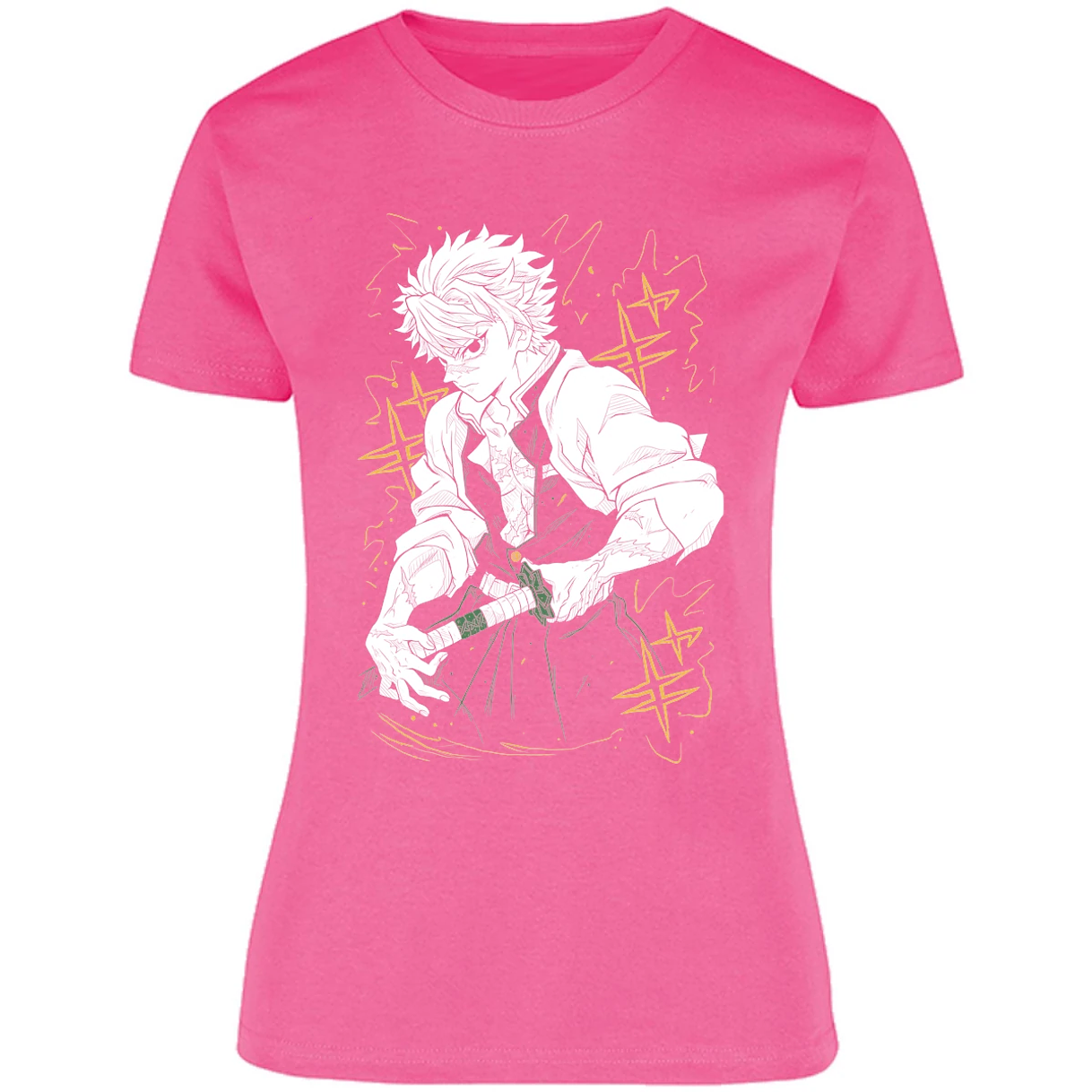 Blusa Demon Slayer Sanemi Kny Blusa para Mujer 2