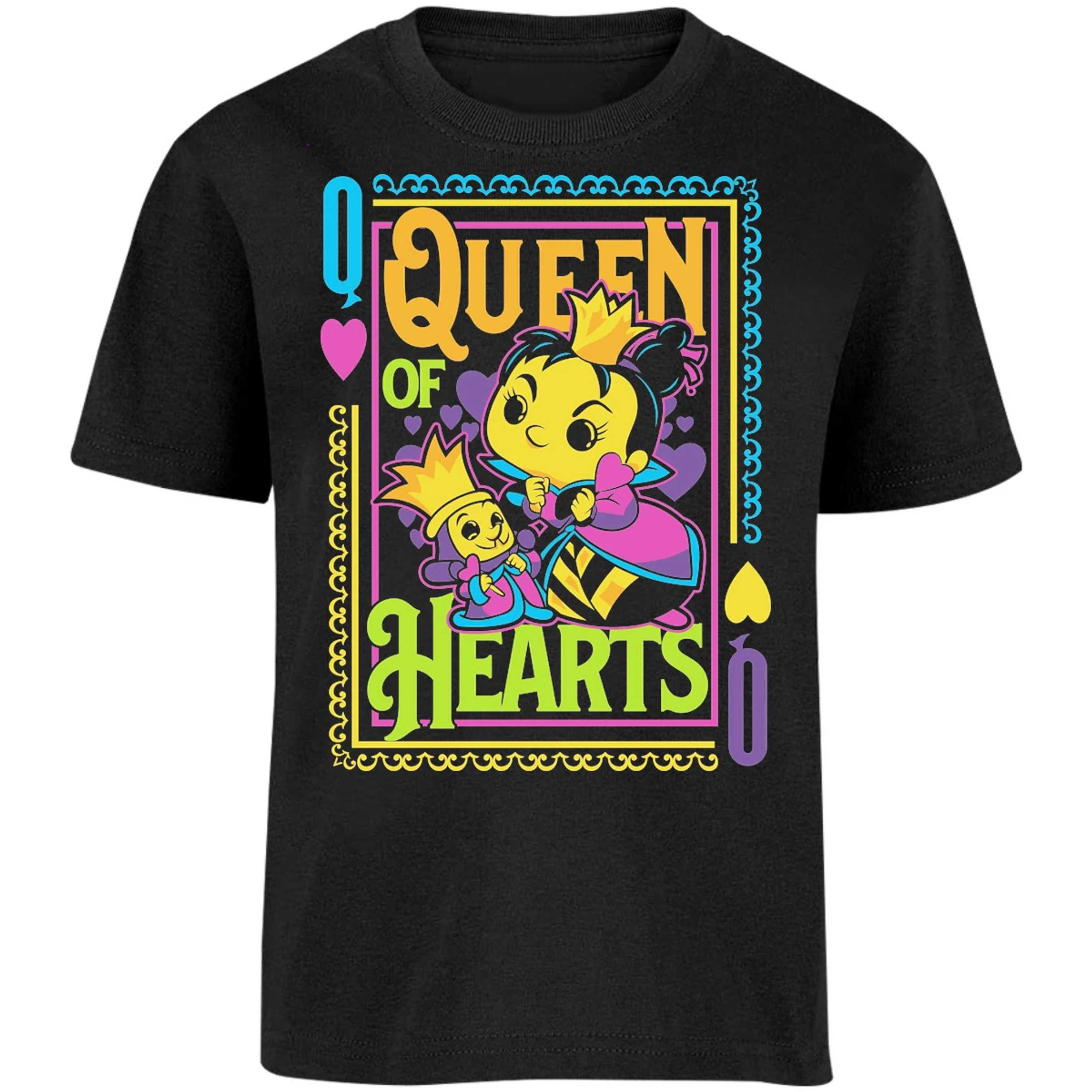 Playera Es De Series Y Peliculas Queen Hearts Funko para Niño 2