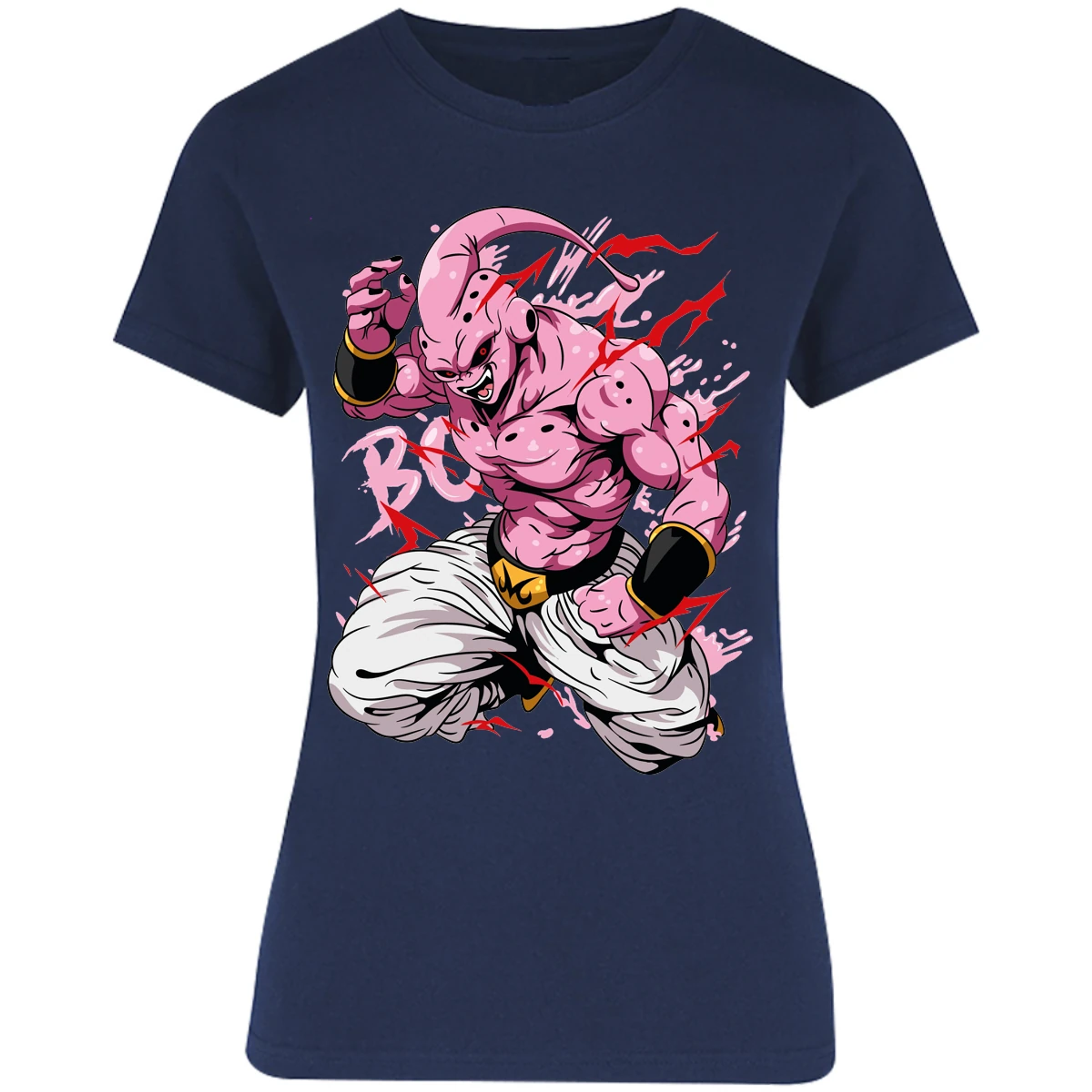 Blusa Dragon Ball Diseo Majin Boo Blusa para Mujer 3