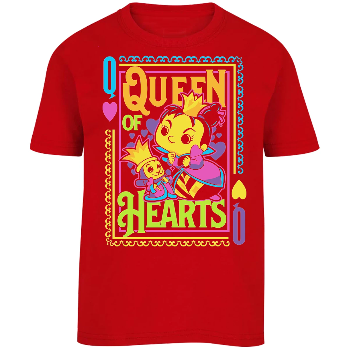 Playera Es De Series Y Peliculas Queen Hearts Funko para Niño 5