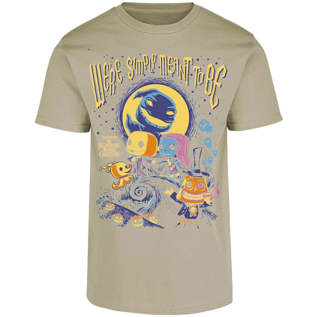 Playera Es De Series Y Peliculas Diseo Nightmare Before Christmas para Adulto 5