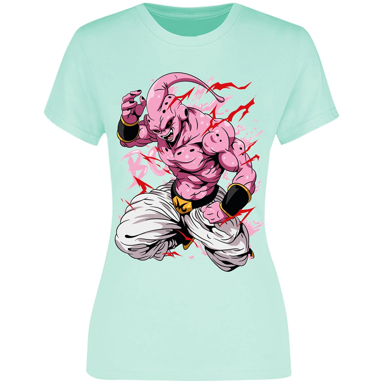 Blusa Dragon Ball Diseo Majin Boo Blusa para Mujer 8