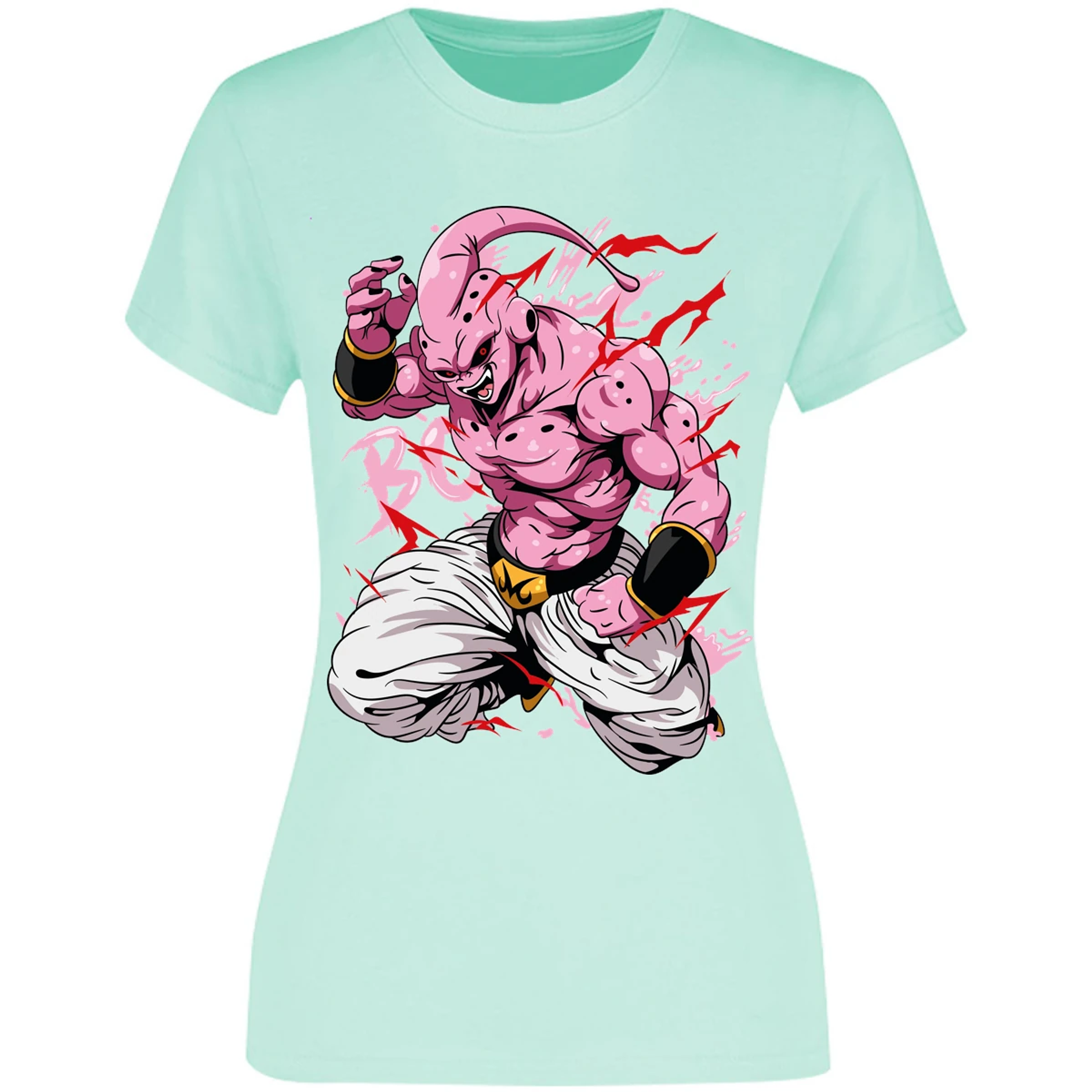 Blusa Dragon Ball Diseo Majin Boo Blusa para Mujer 8