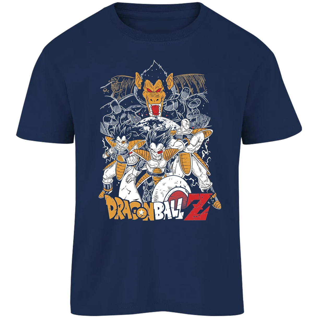 Playera Dragon Ball Vegeta Nappa para Niño 5