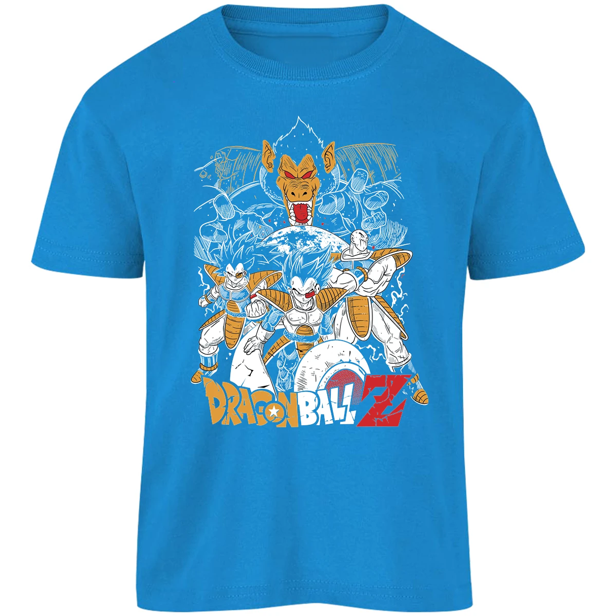 Playera Dragon Ball Vegeta Nappa para Niño 8