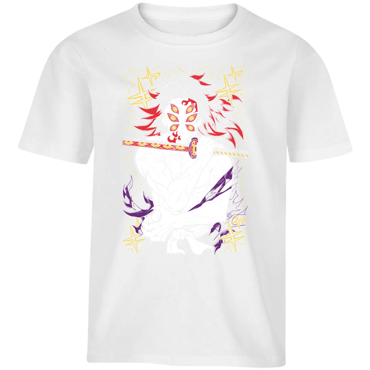 Playera Demon Slayer Kokushibo Kny para Niño 12
