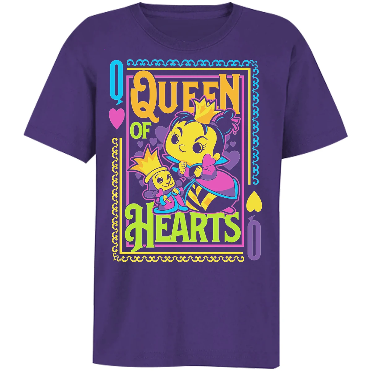 Playera Es De Series Y Peliculas Queen Hearts Funko para Niño 15
