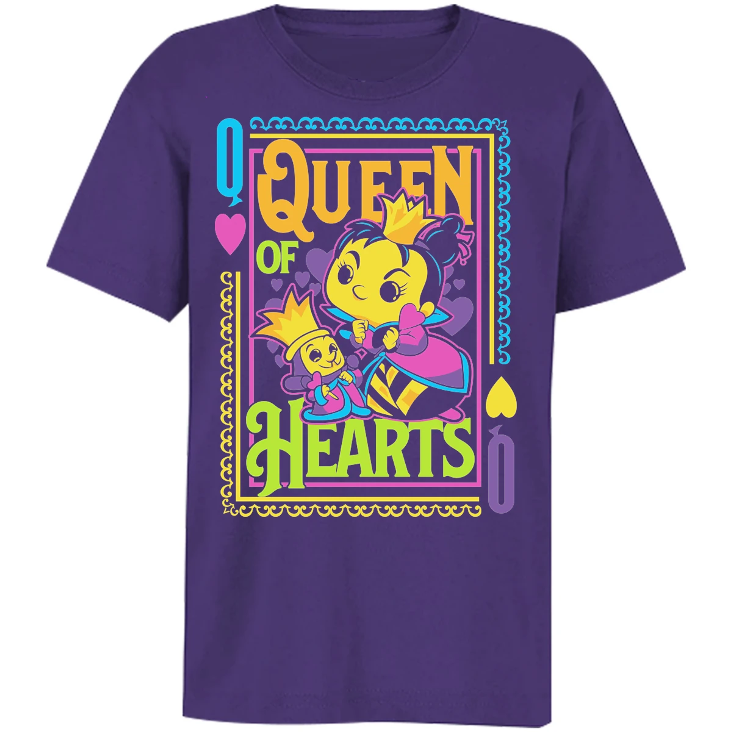 Playera Es De Series Y Peliculas Queen Hearts Funko para Niño 15