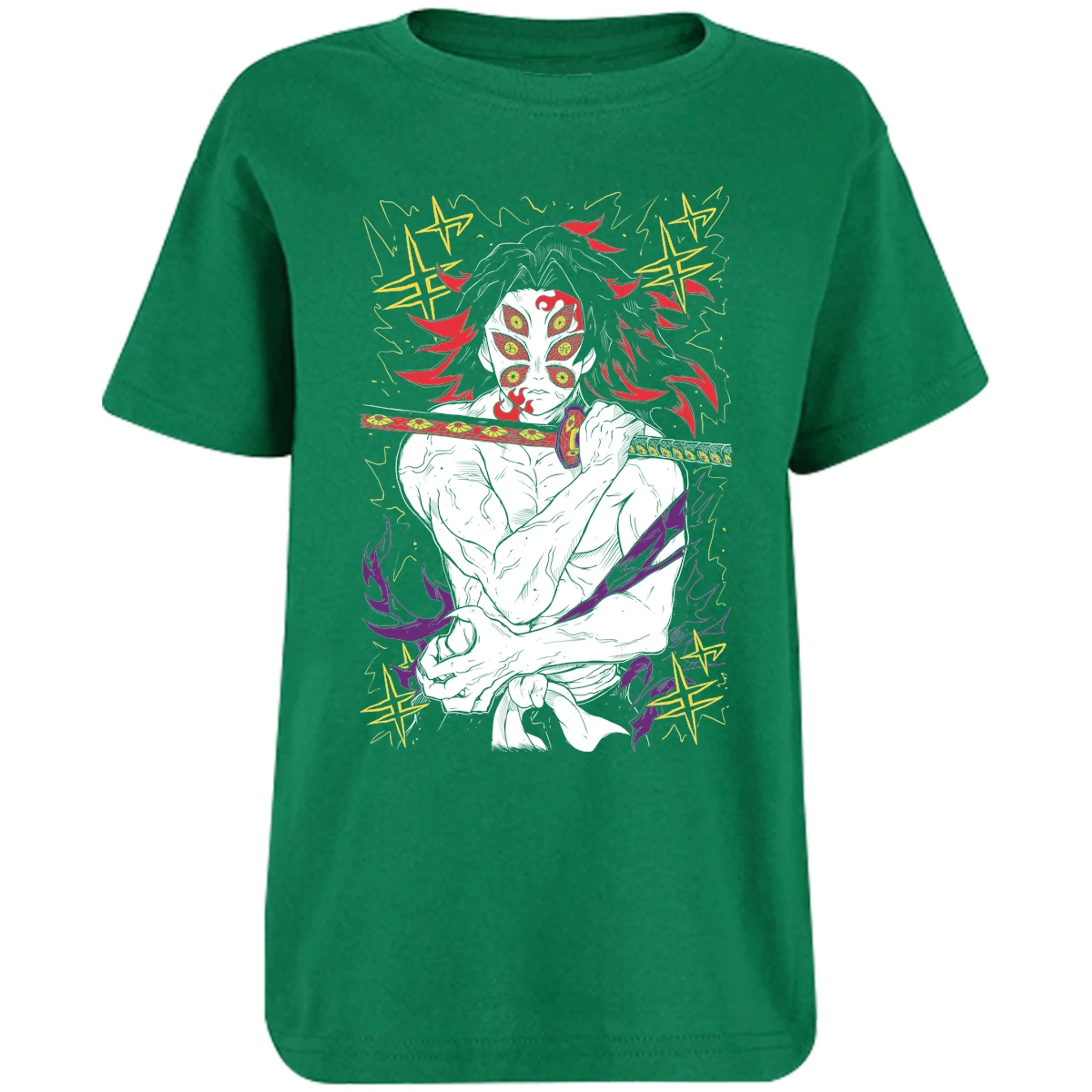 Playera Demon Slayer Kokushibo Kny para Niño 14