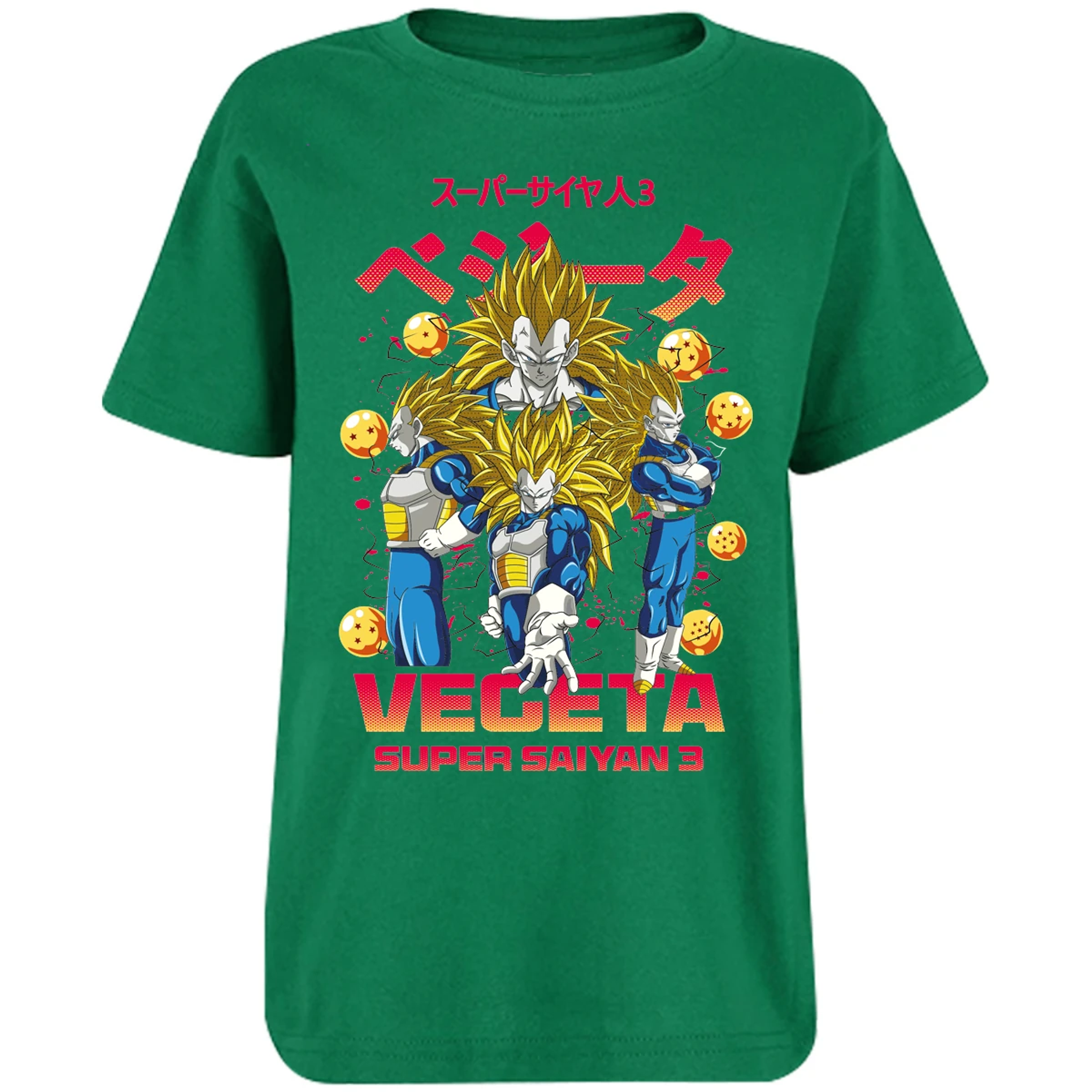Playera Dragon Ball Vegeta Super Saiyan 3 para Niño 5