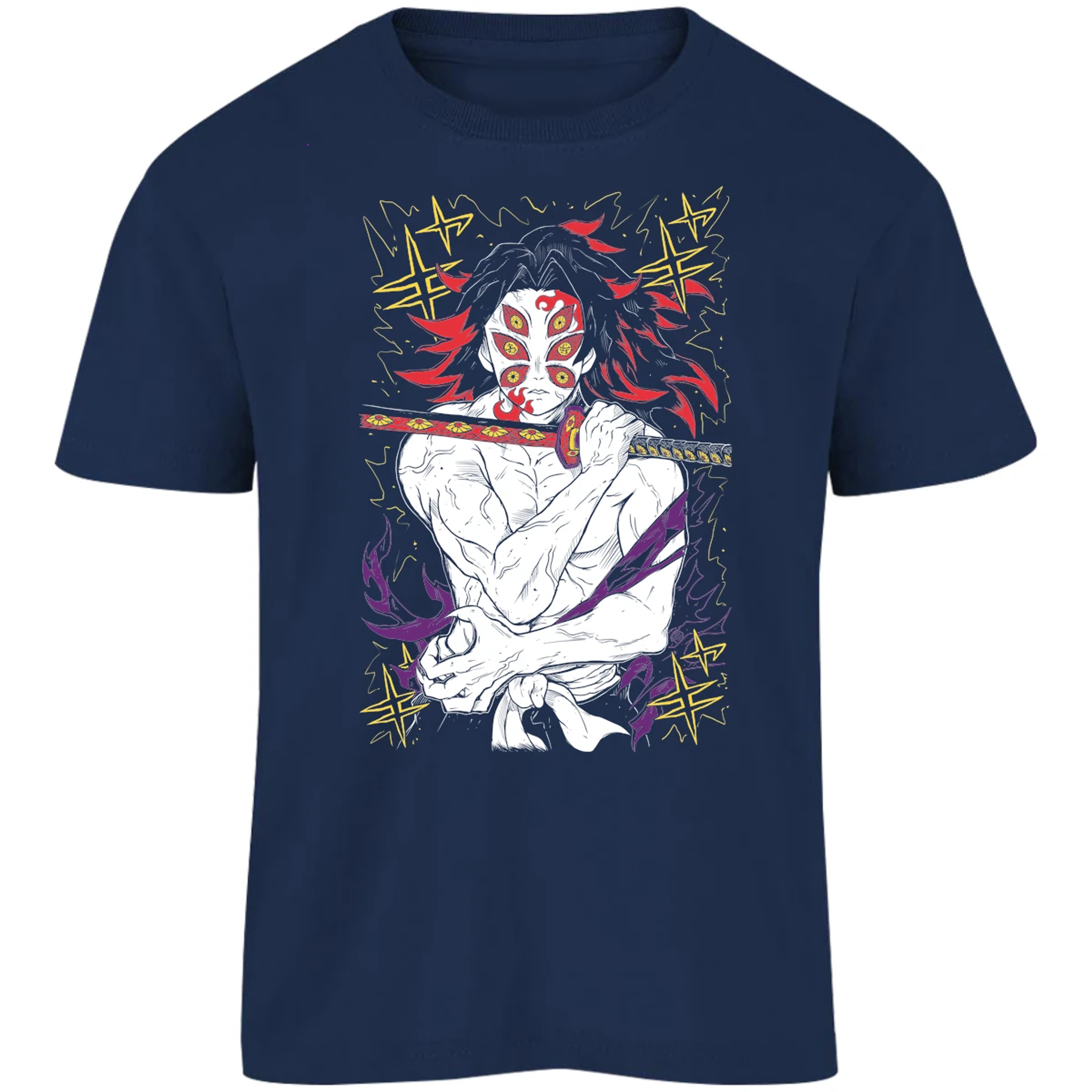 Playera Demon Slayer Kokushibo Kny para Niño 16