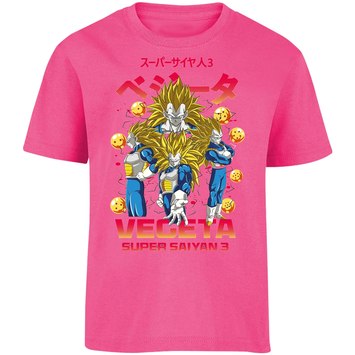 Playera Dragon Ball Vegeta Super Saiyan 3 para Niño 3