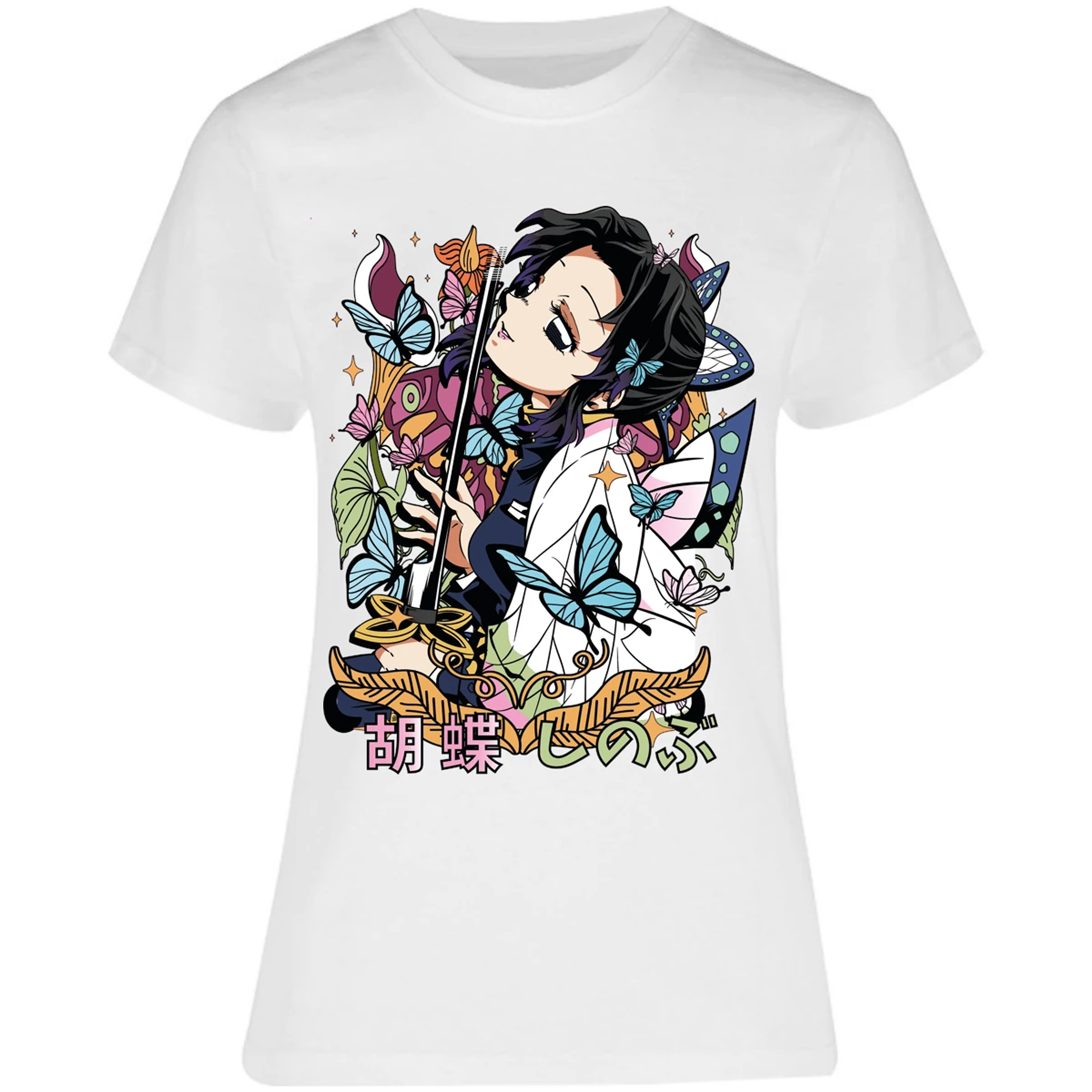 Blusa Demon Slayer Shinobu Butterfly Blusa para Mujer 11